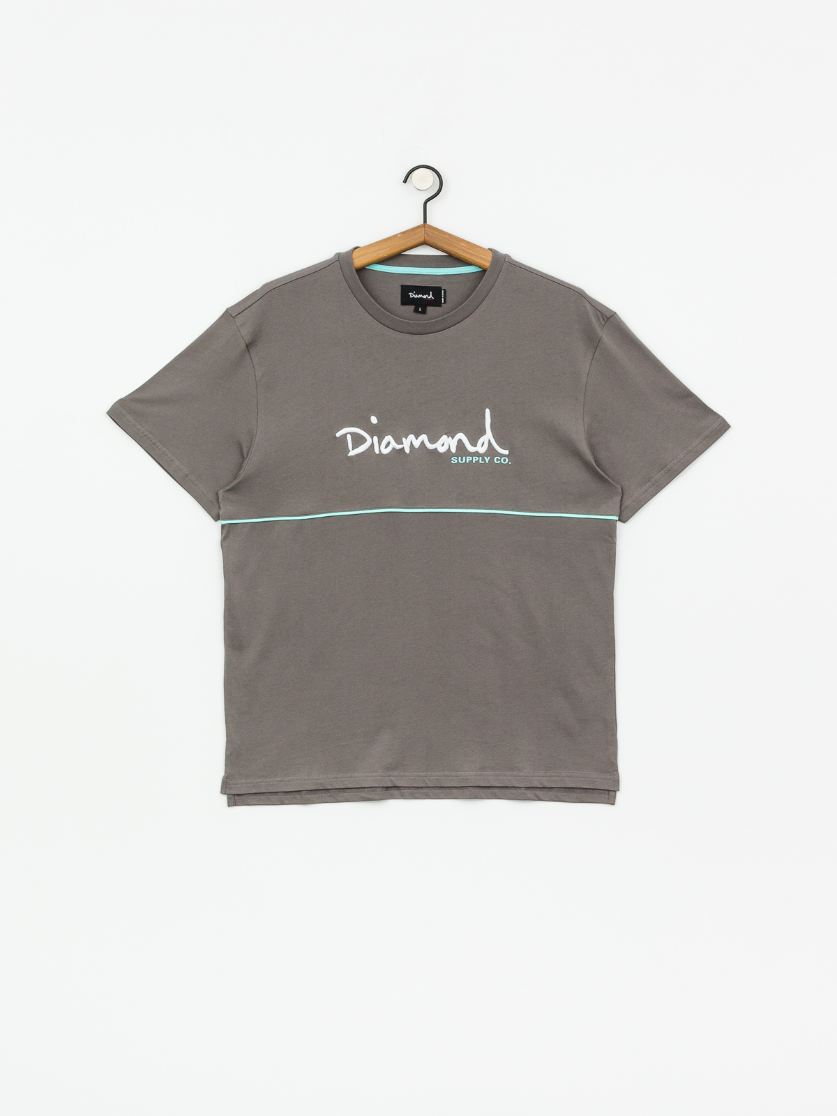 T-shirt Diamond Supply Co. Hard Cut (grey)