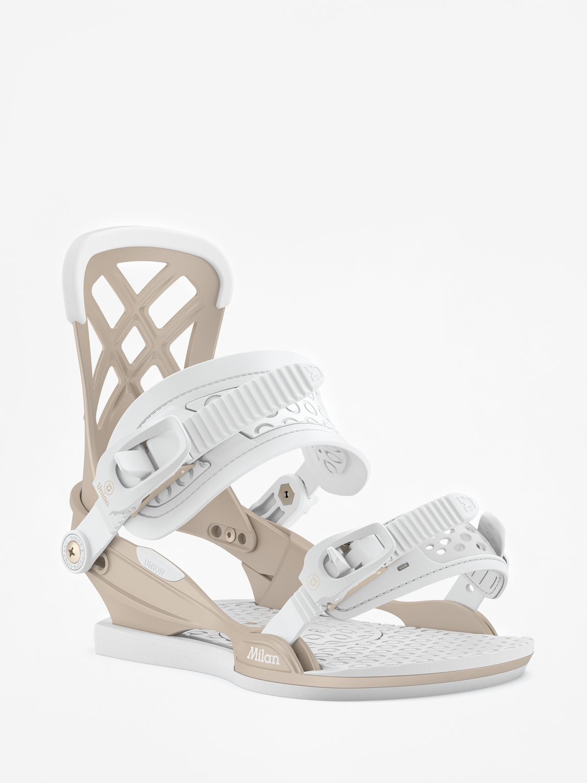 Damskie Wiązania snowboardowe Union Milan (satin gold)