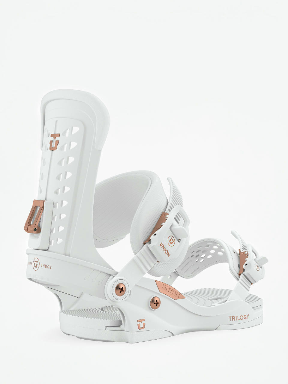 Damskie Wiązania snowboardowe Union Trilogy (white)