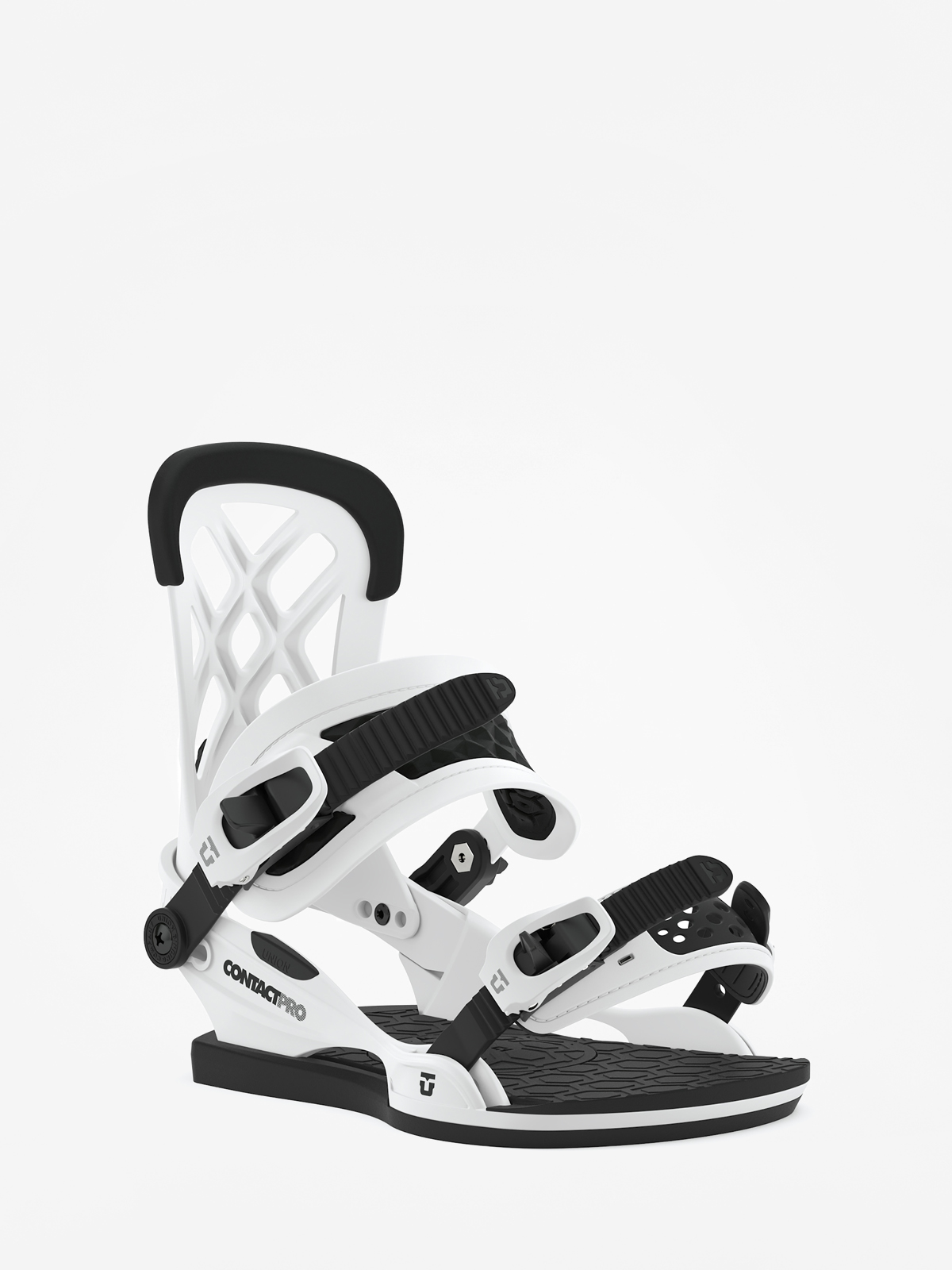 Męskie Wiązania snowboardowe Union Contact Pro (white)