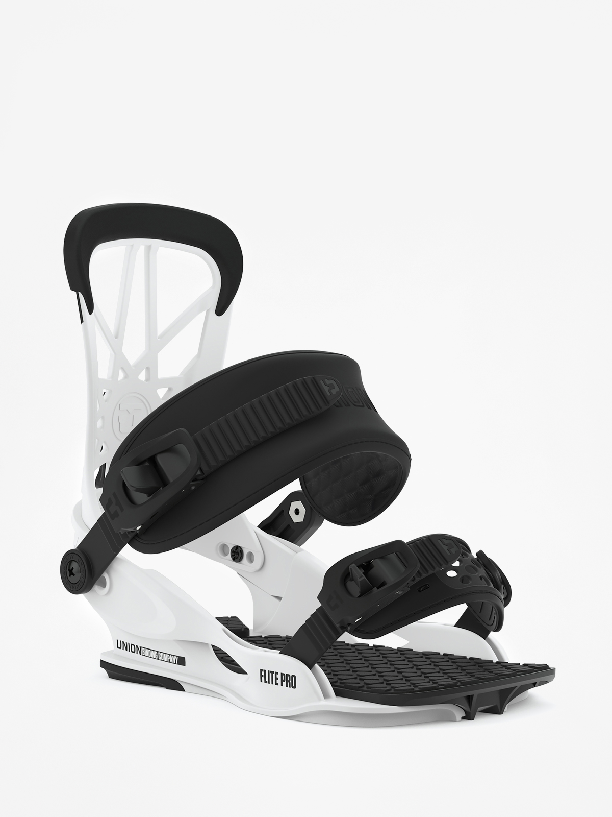 Męskie Wiązania snowboardowe Union Flite Pro (white)