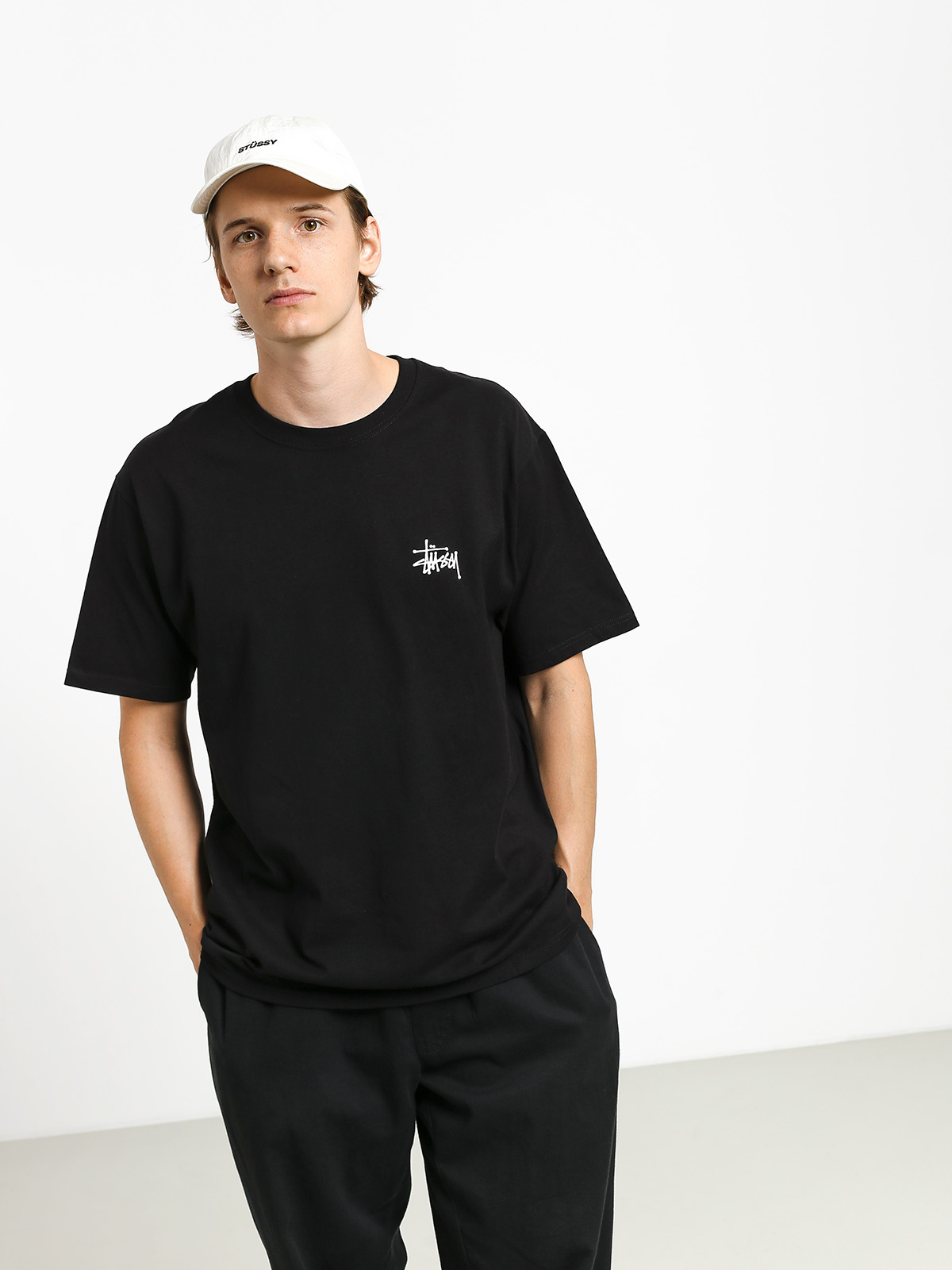T-shirt Stussy Basic Stussy (black)
