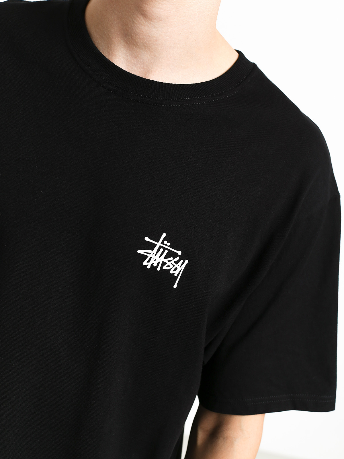 T-shirt Stussy Basic Stussy (black)