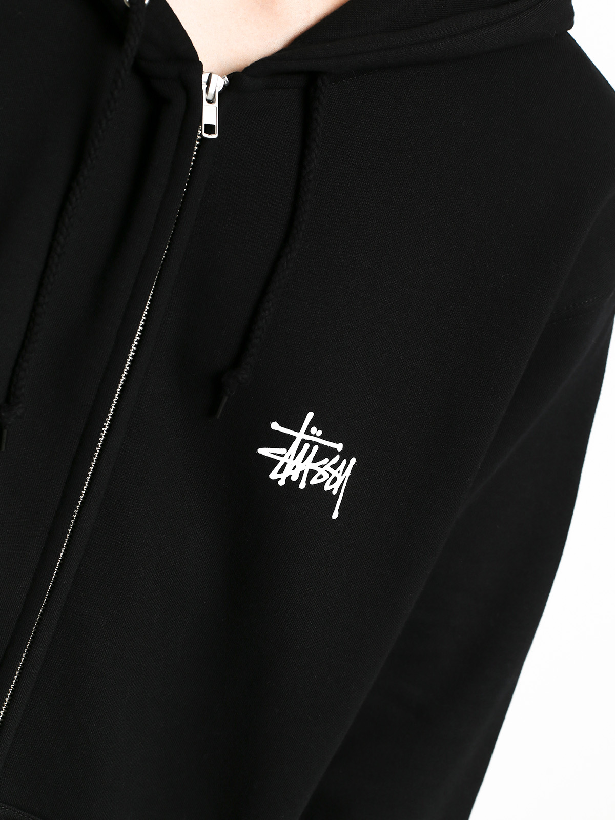 Bluza z kapturem Stussy Basic Stussy ZHD (black)