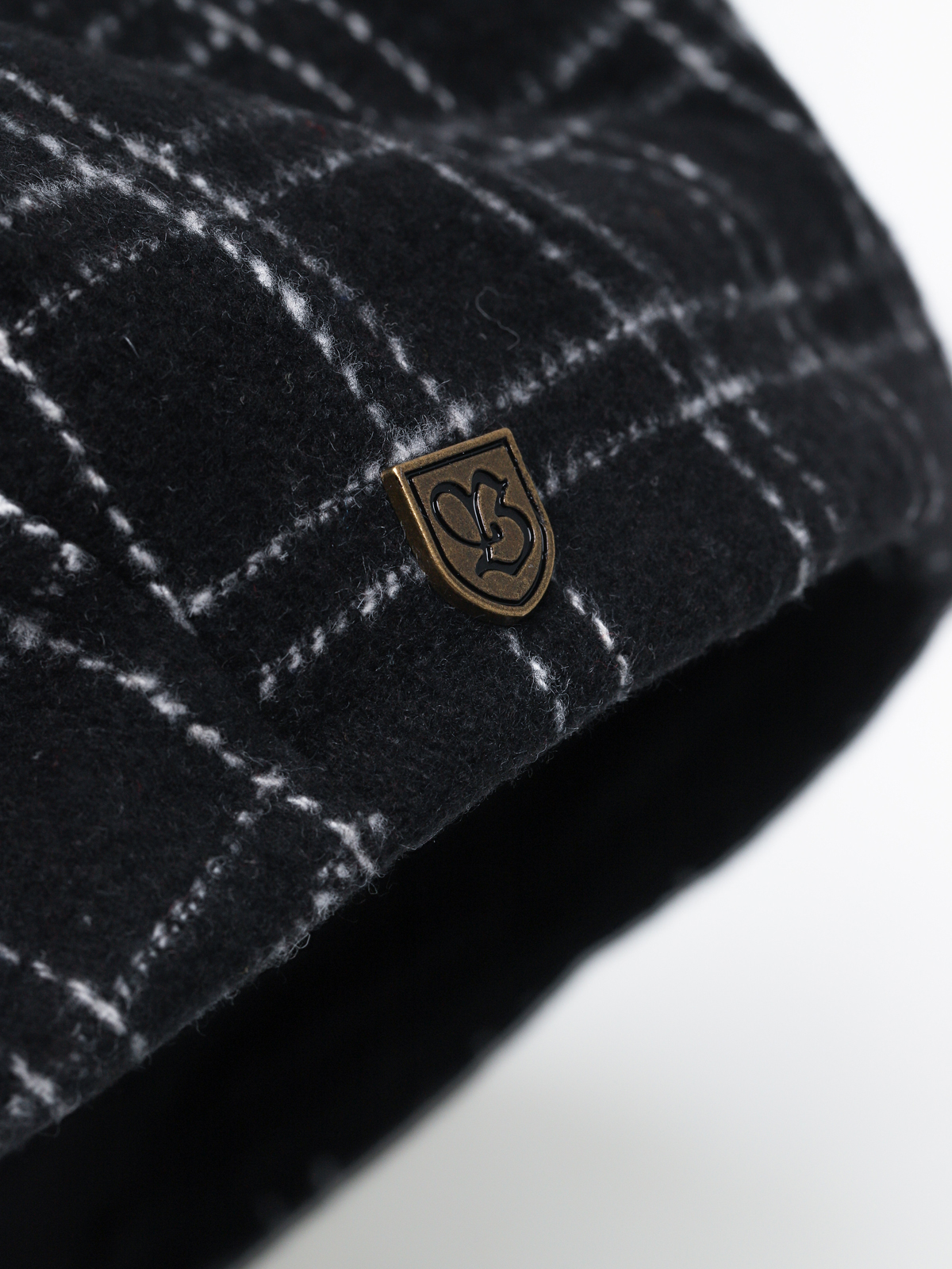 Kaszkiet Brixton Ollie ZD (black/bone)