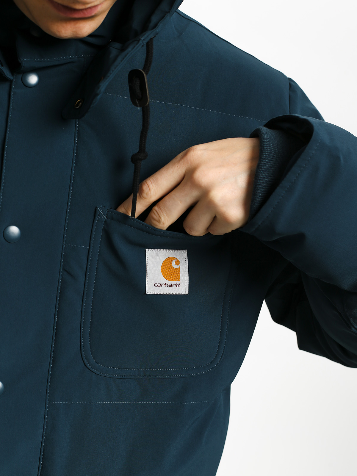 Kurtka Carhartt WIP Alpine Coat (duck blue/black)