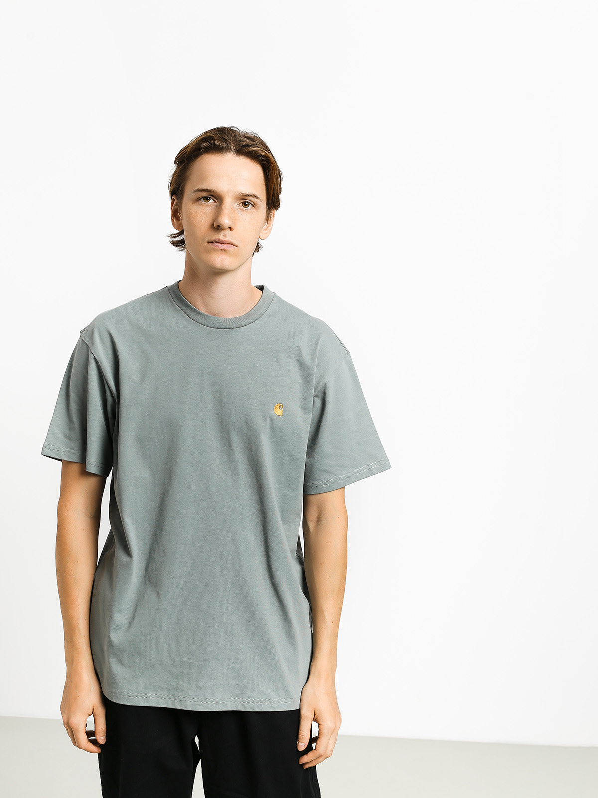 T-shirt Carhartt WIP Chase (cloudy/gold)