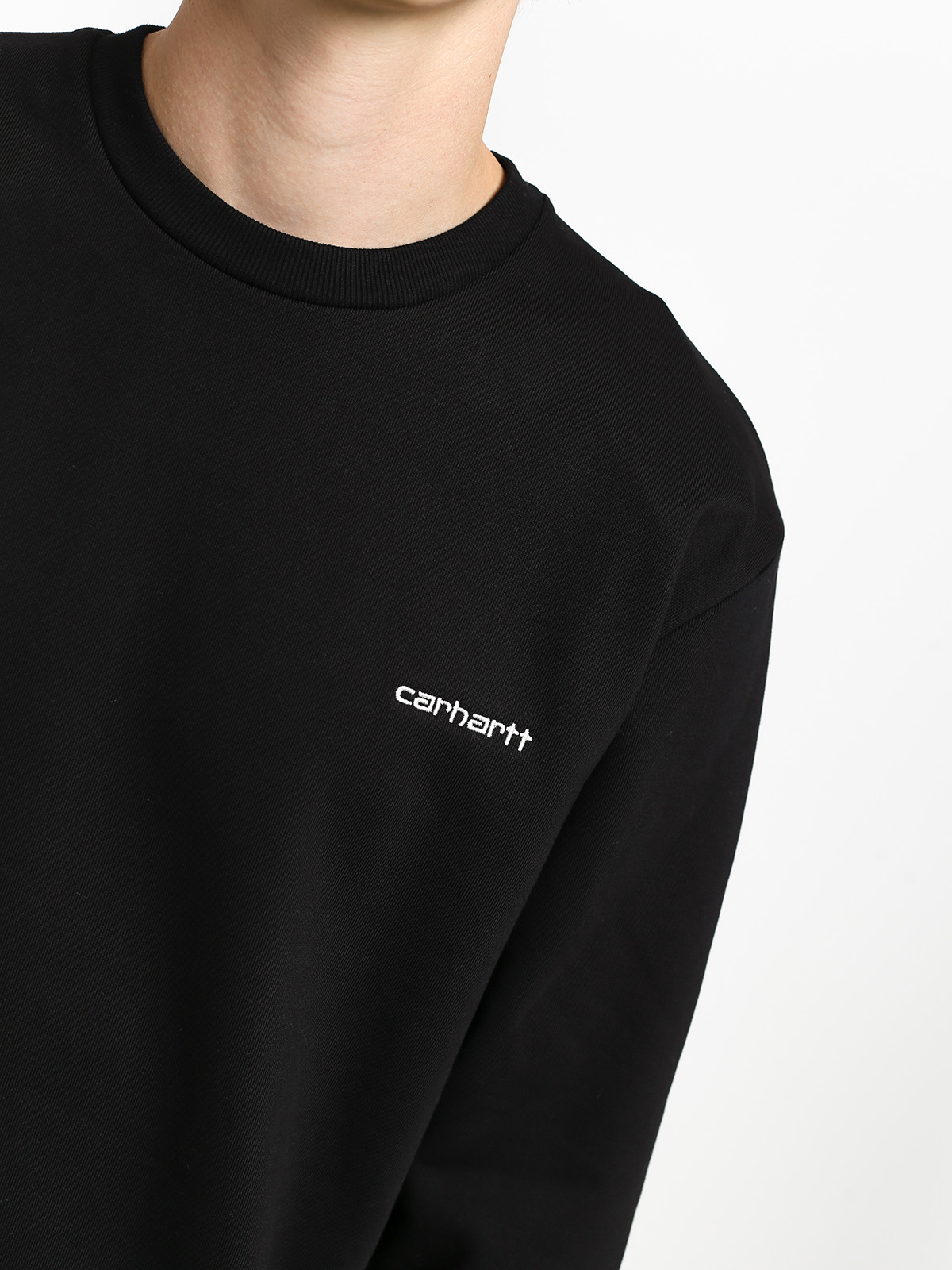 Bluza Carhartt WIP Script Embroidery (black/white)