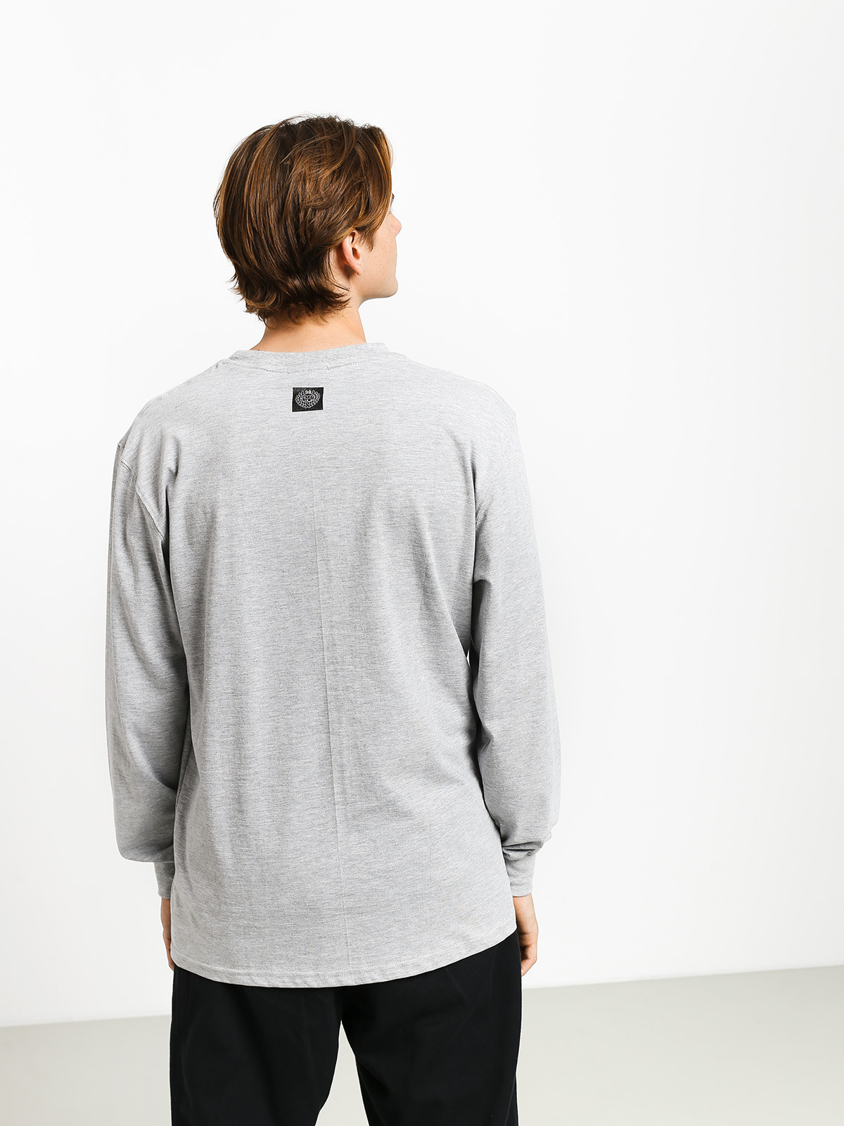 Longsleeve MassDnm Base Small Logo (light heather grey)