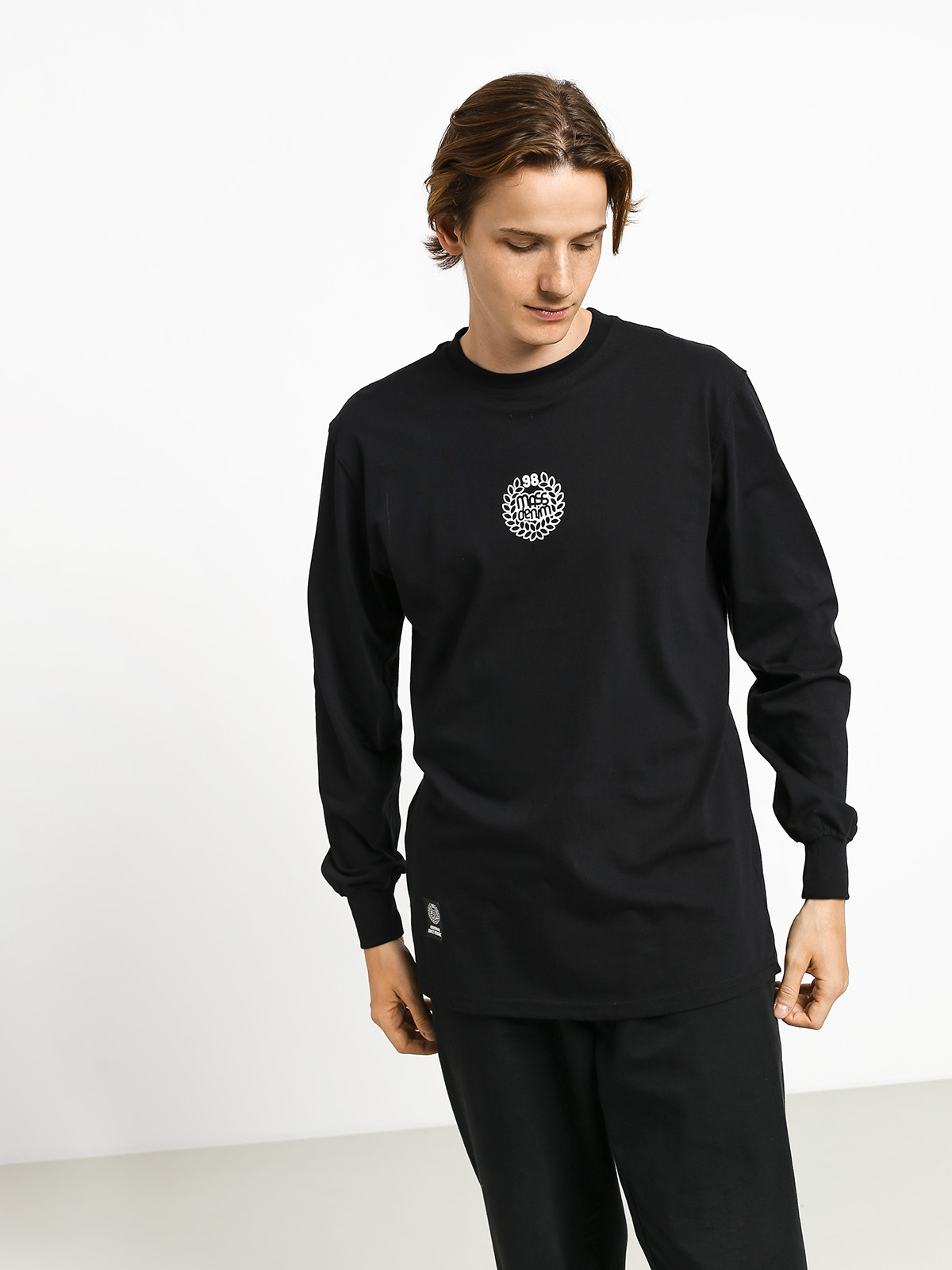 Longsleeve MassDnm Base Small Logo (black)