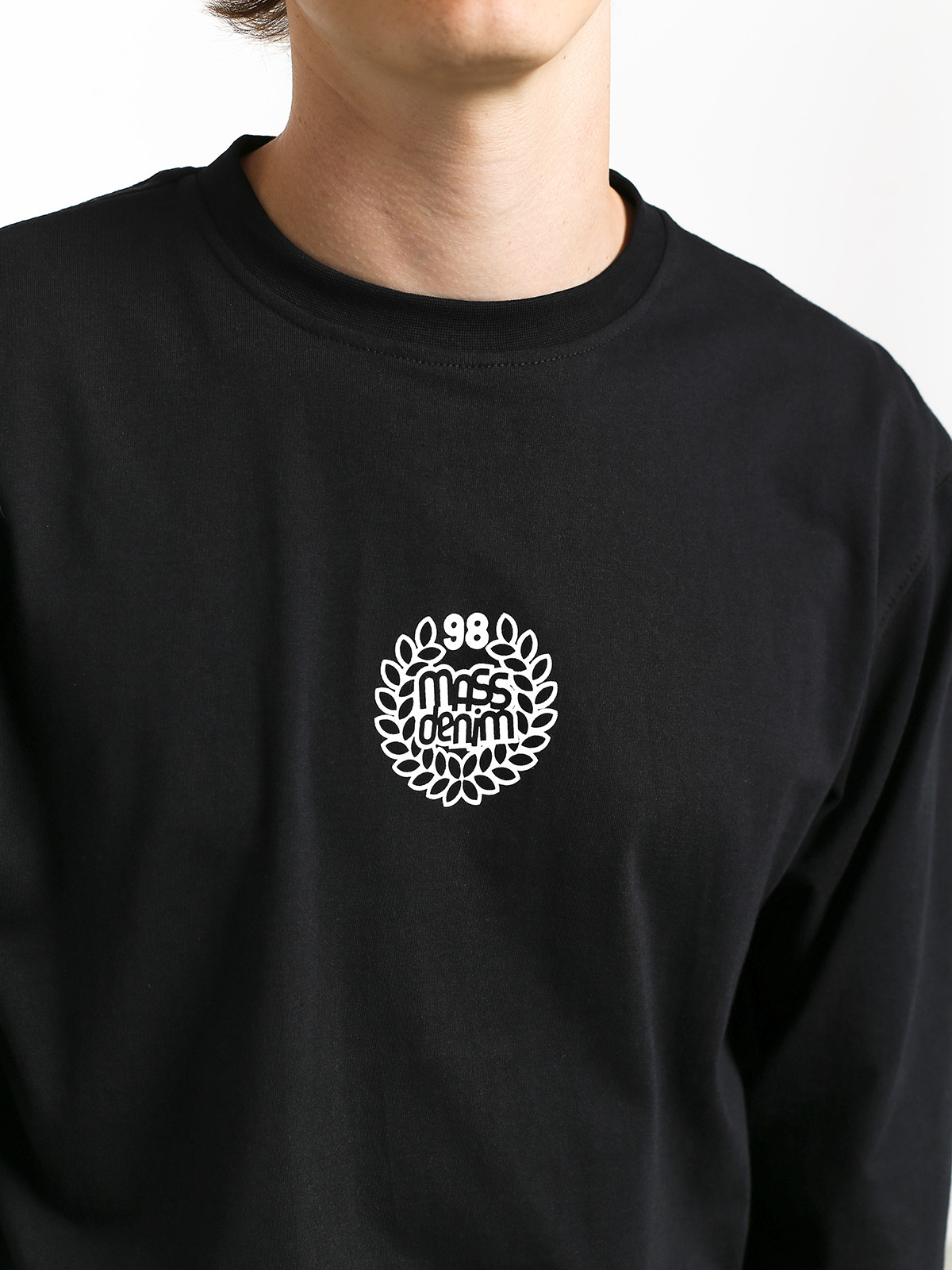 Longsleeve MassDnm Base Small Logo (black)