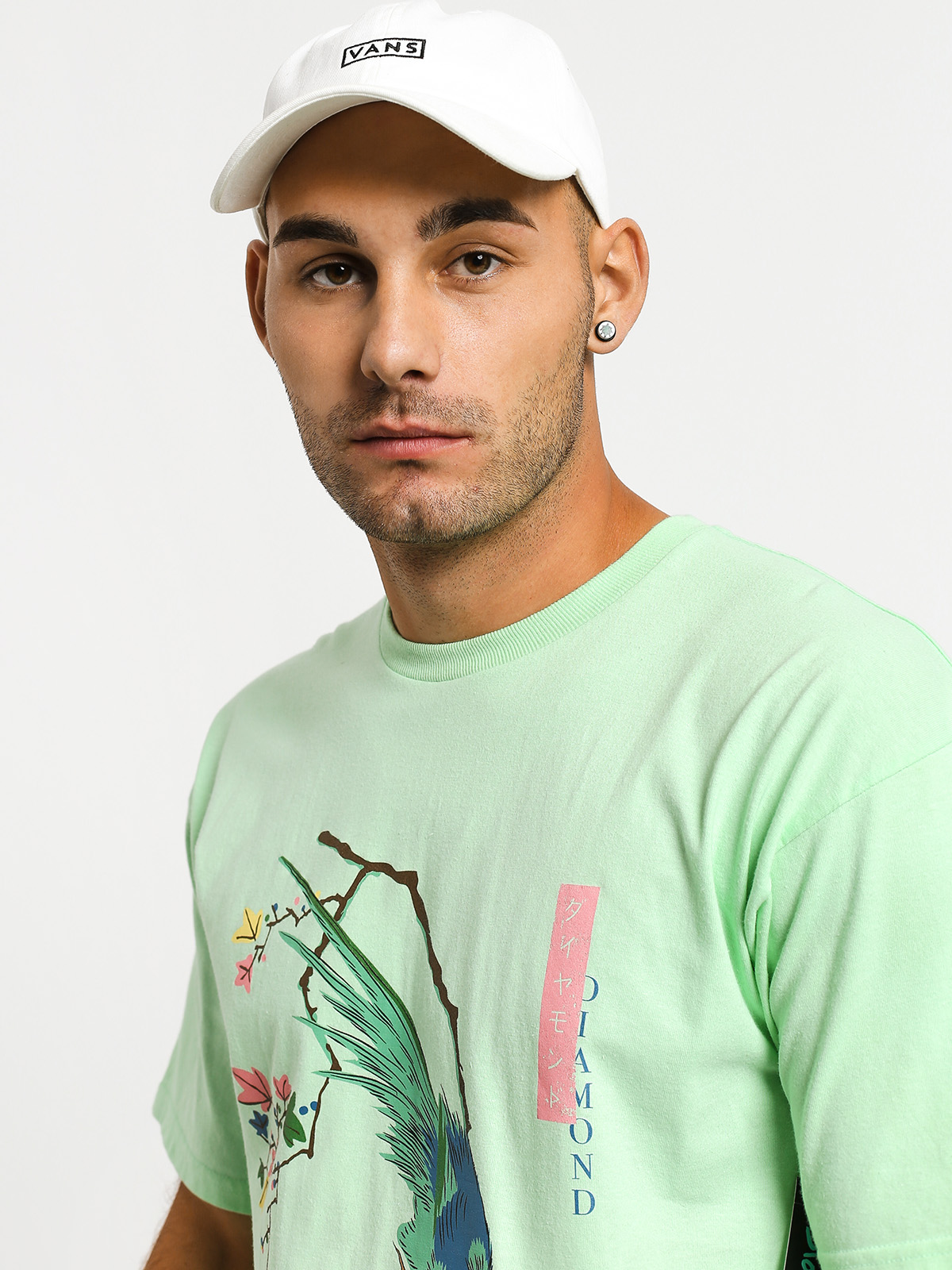 T-shirt Diamond Supply Co. Perched (mint)