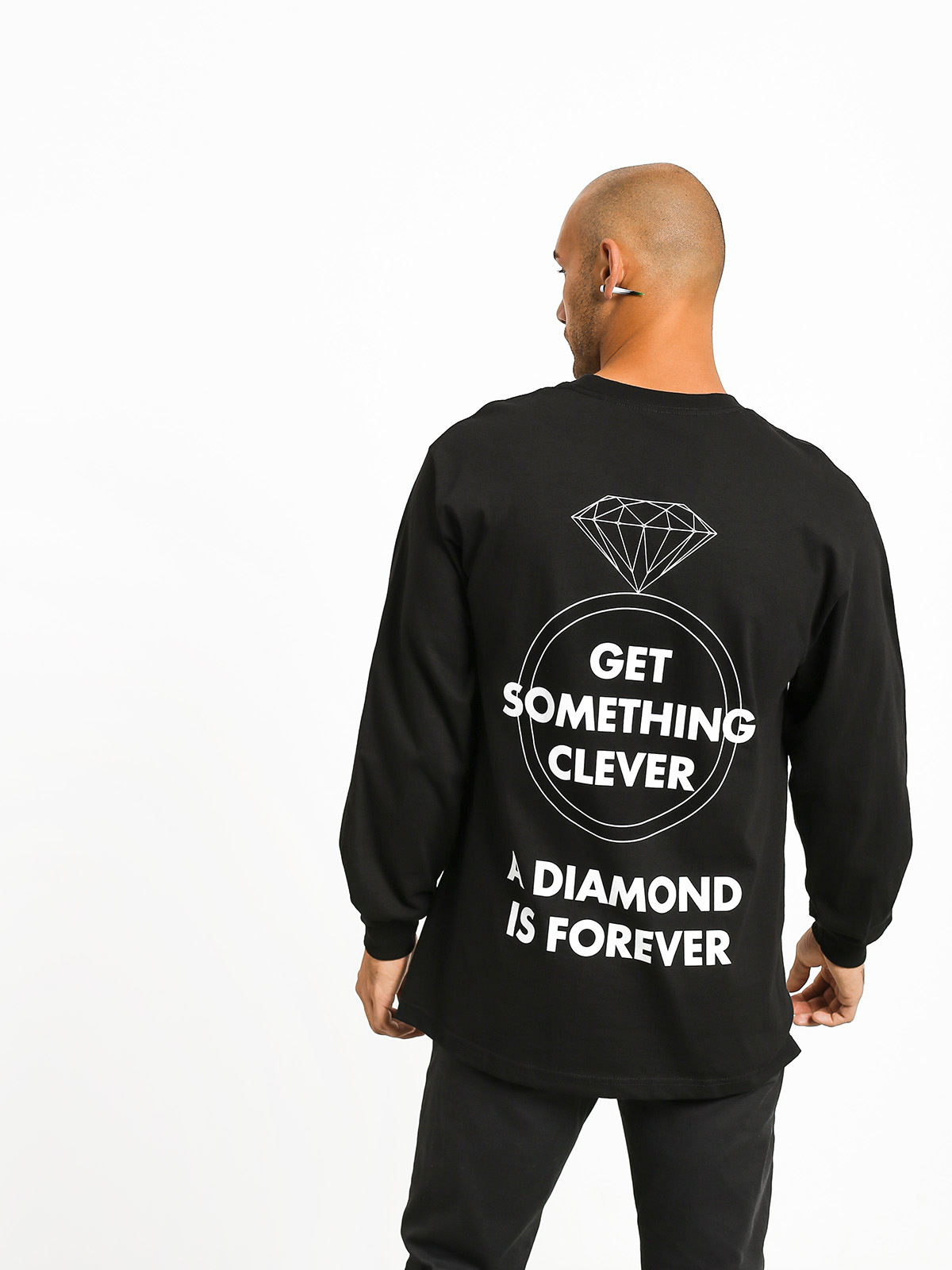 Longsleeve Diamond Supply Co. Shimmer (black)