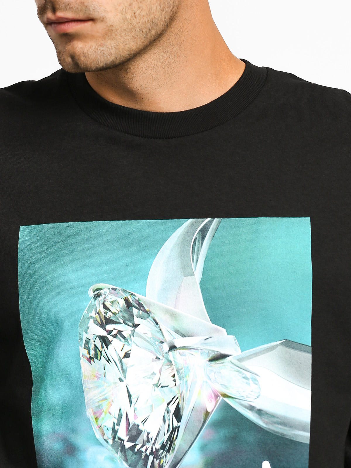 Longsleeve Diamond Supply Co. Shimmer (black)