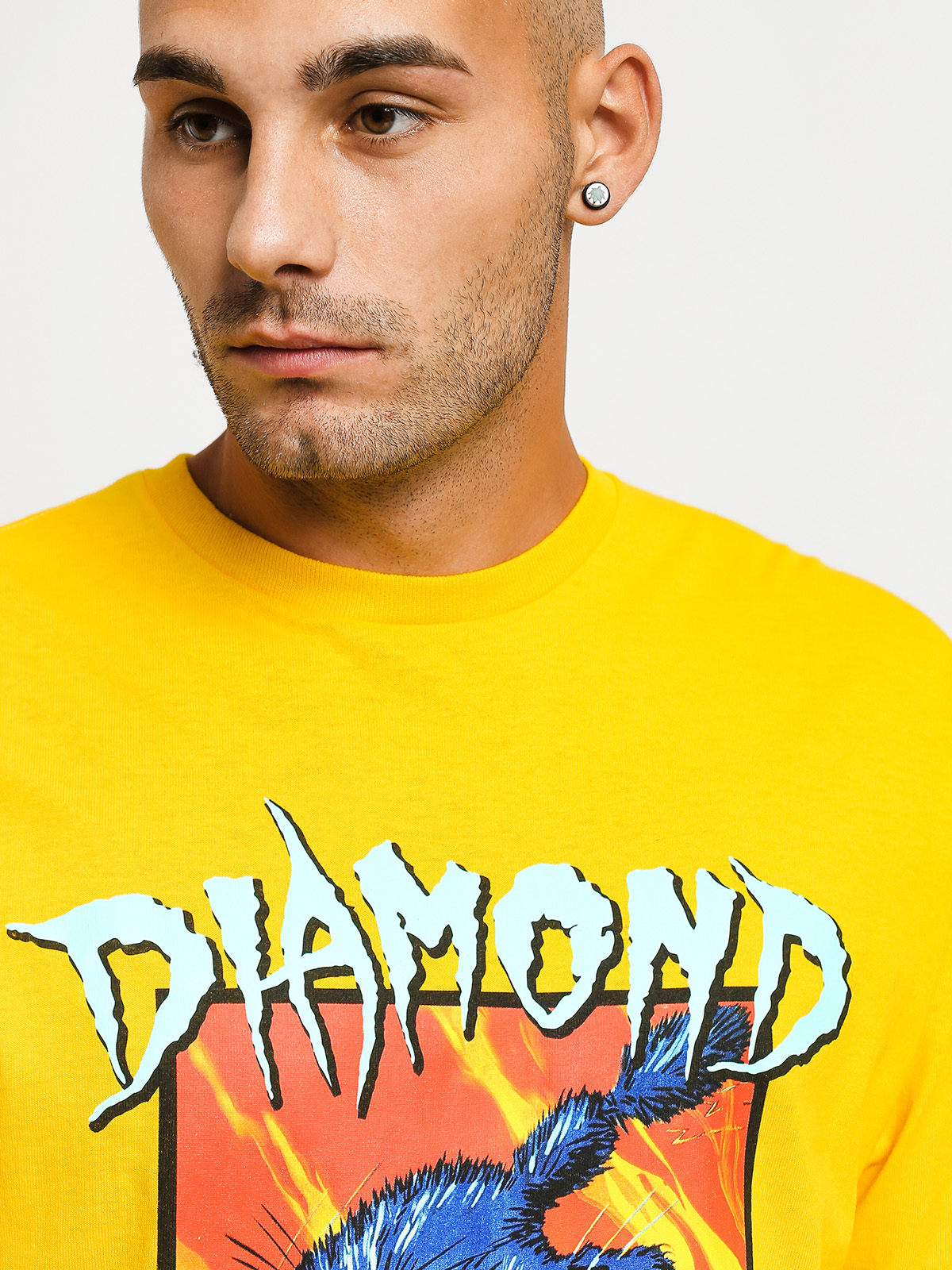Longsleeve Diamond Supply Co. Greed (yellow)