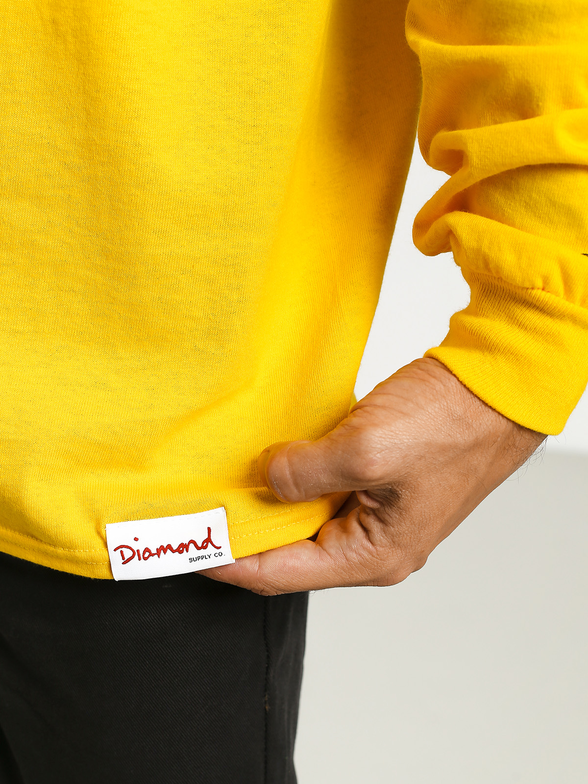 Longsleeve Diamond Supply Co. Greed (yellow)