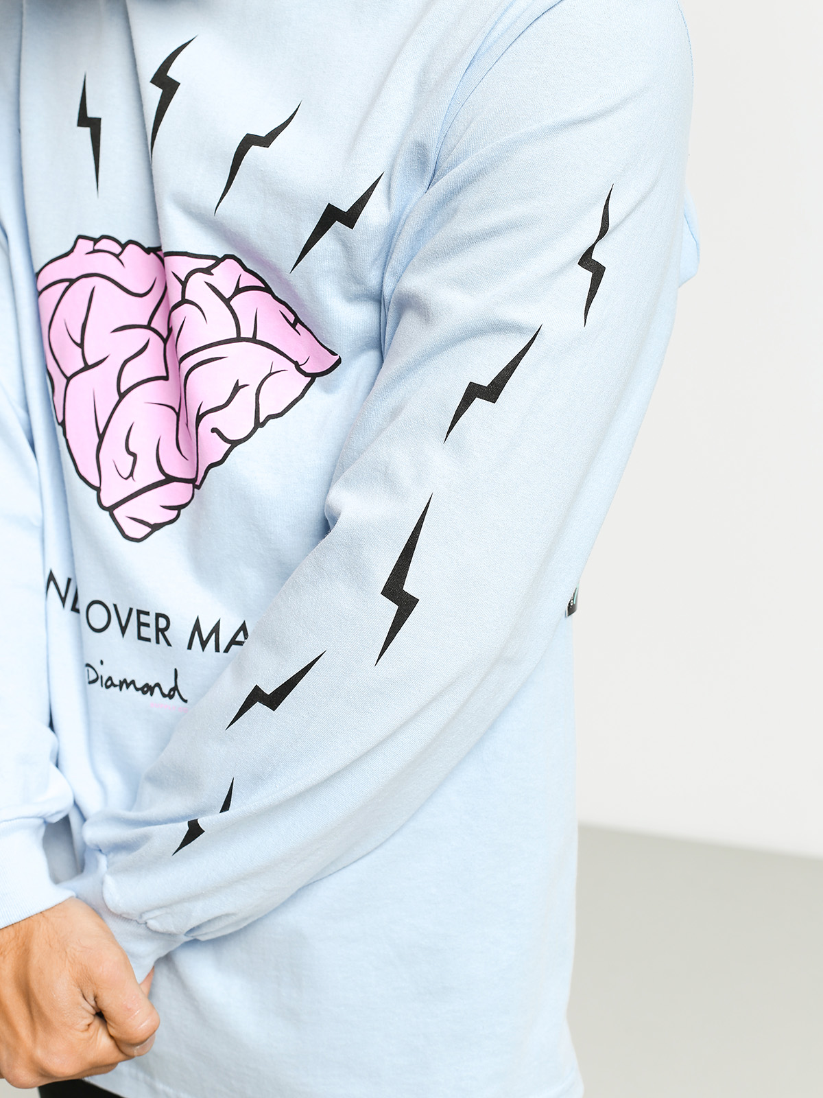 Longsleeve Diamond Supply Co. Headstrong (powder blue)