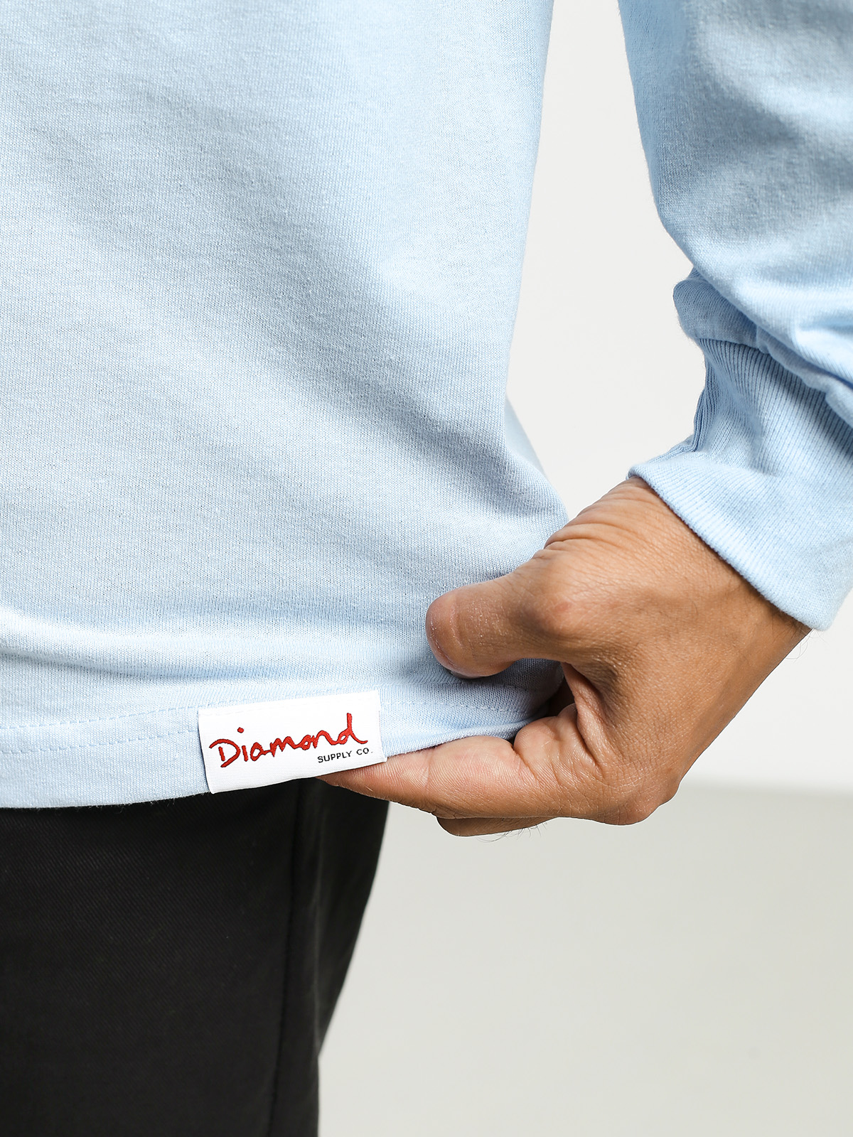 Longsleeve Diamond Supply Co. Headstrong (powder blue)