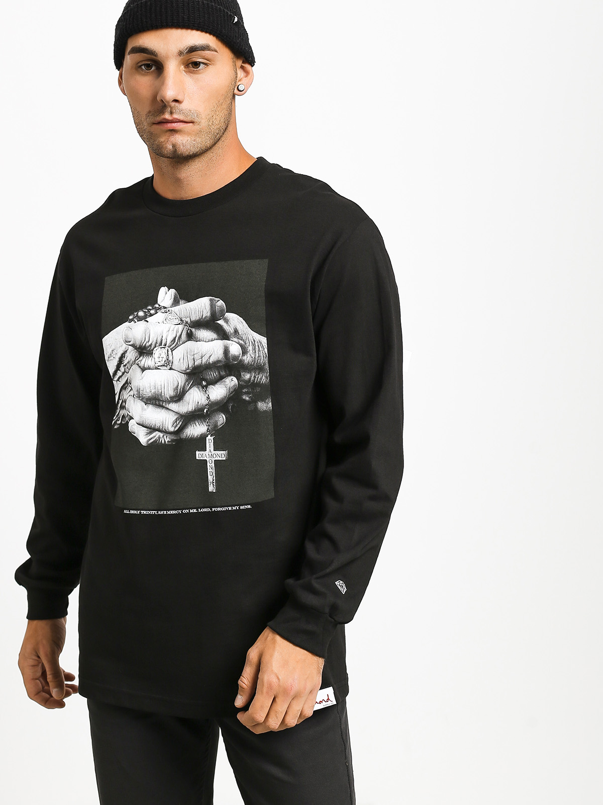 Longsleeve Diamond Supply Co. Mercy (black)