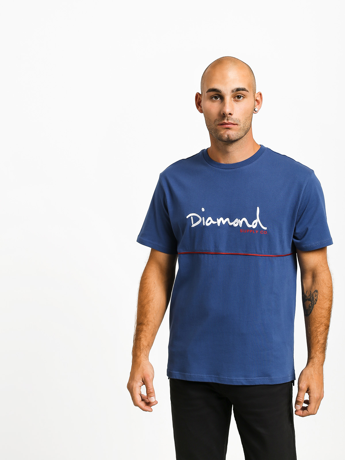 T-shirt Diamond Supply Co. Hard Cut (navy)