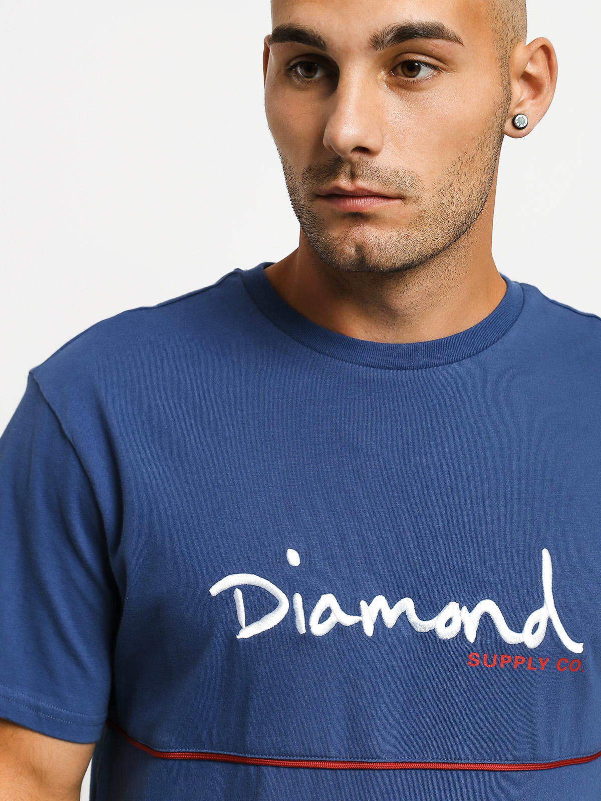 T-shirt Diamond Supply Co. Hard Cut (navy)