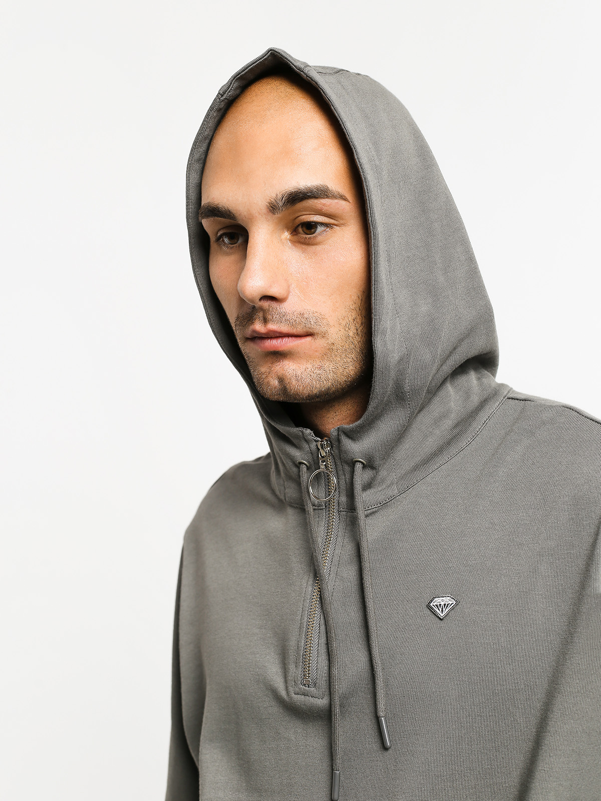 Bluza z kapturem Diamond Supply Co. Hard Cut HD (grey)