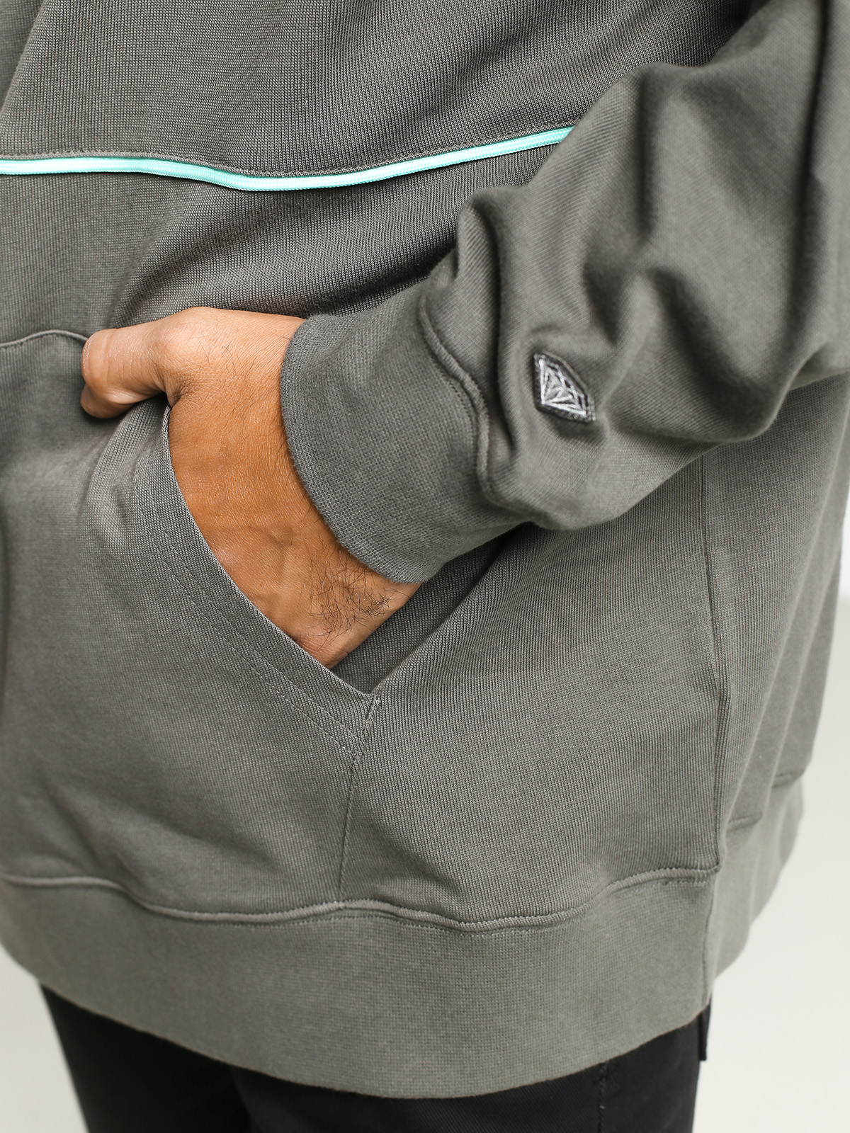 Bluza z kapturem Diamond Supply Co. Hard Cut HD (grey)