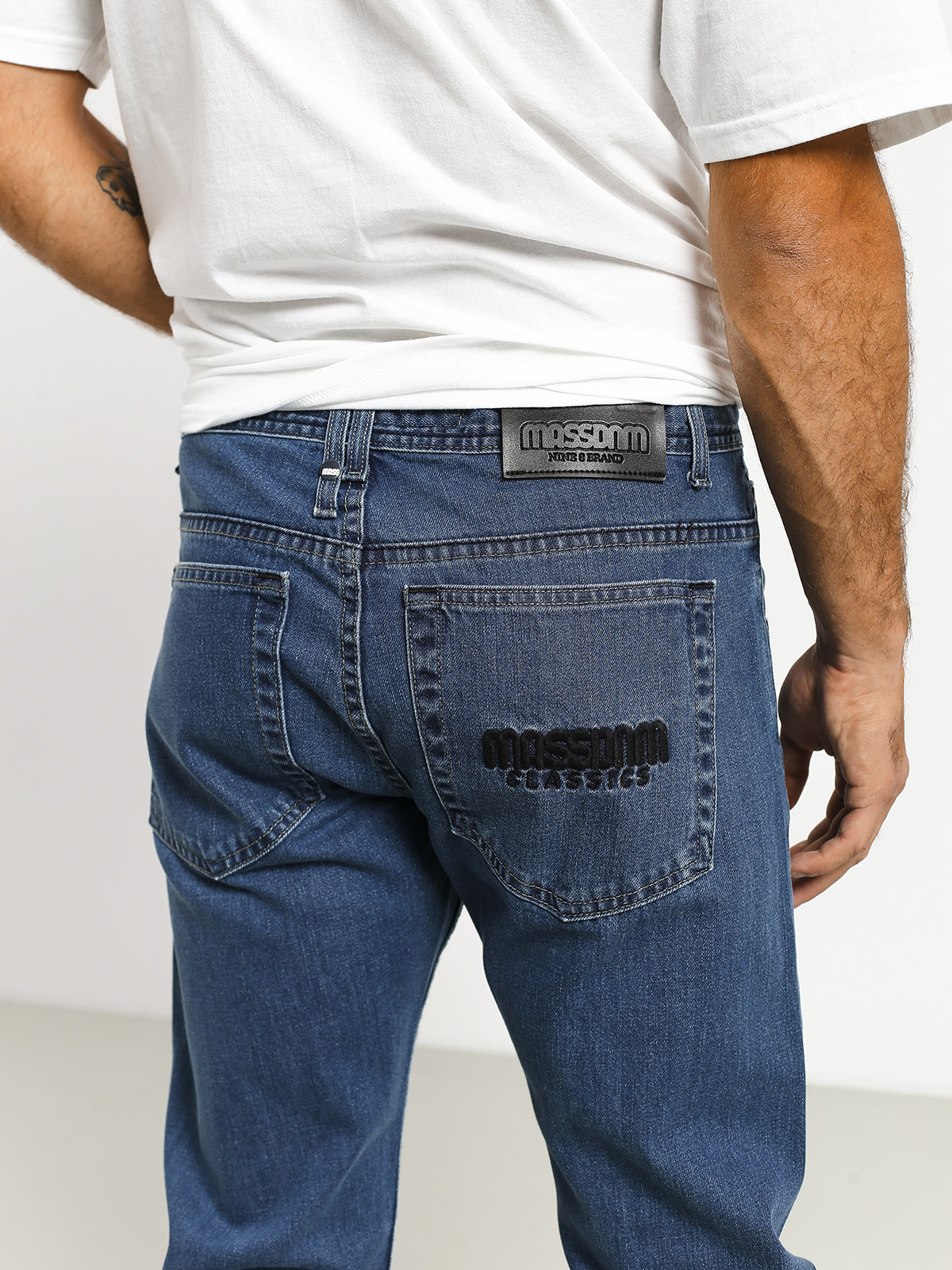 Spodnie MassDnm Classics Jeans Straight Fit (blue)