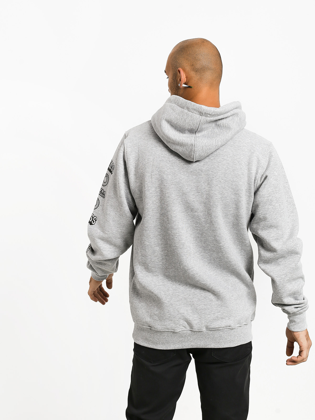 Bluza z kapturem MassDnm Hassle HD (light heather grey)