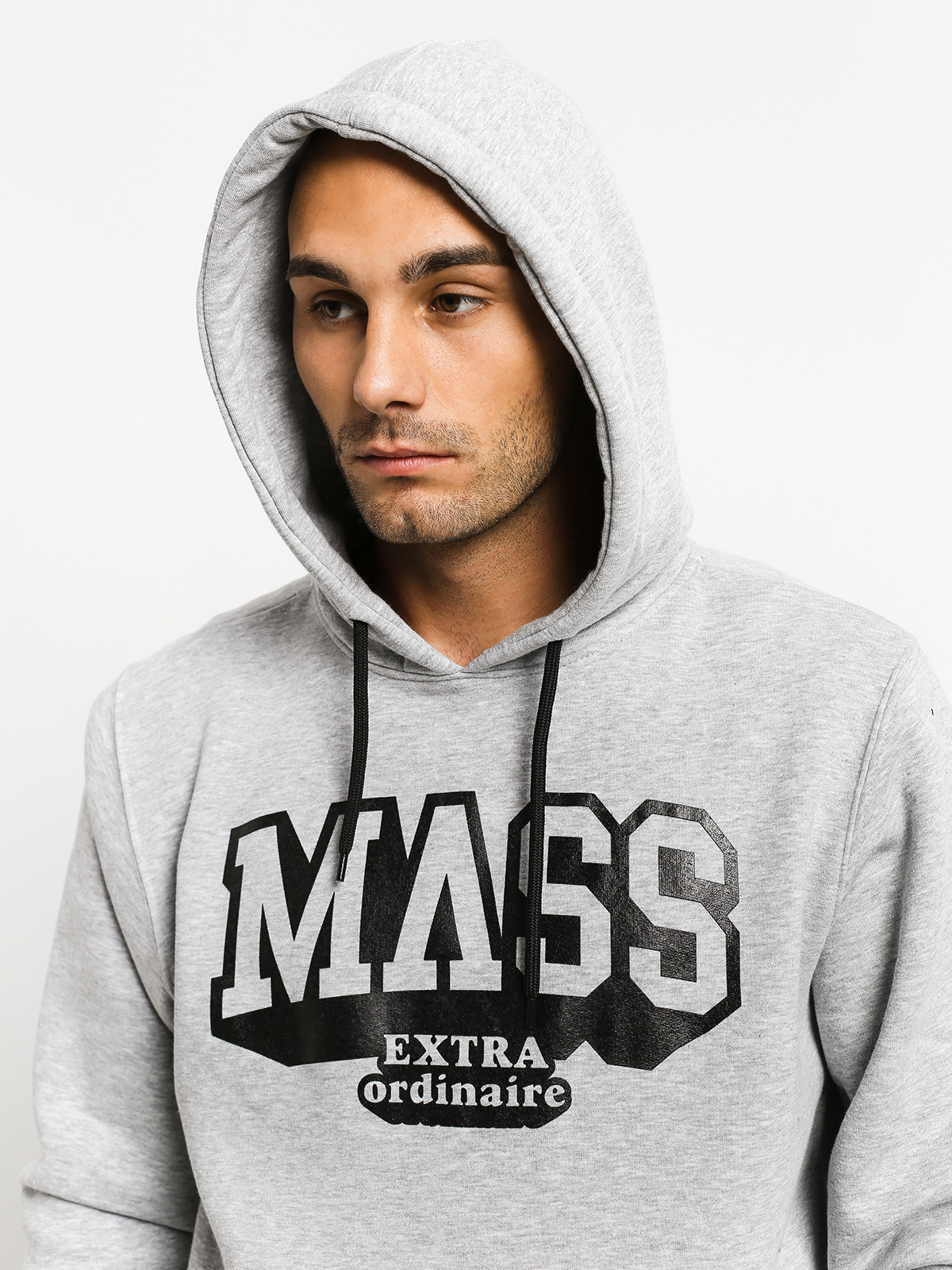 Bluza z kapturem MassDnm Hassle HD (light heather grey)