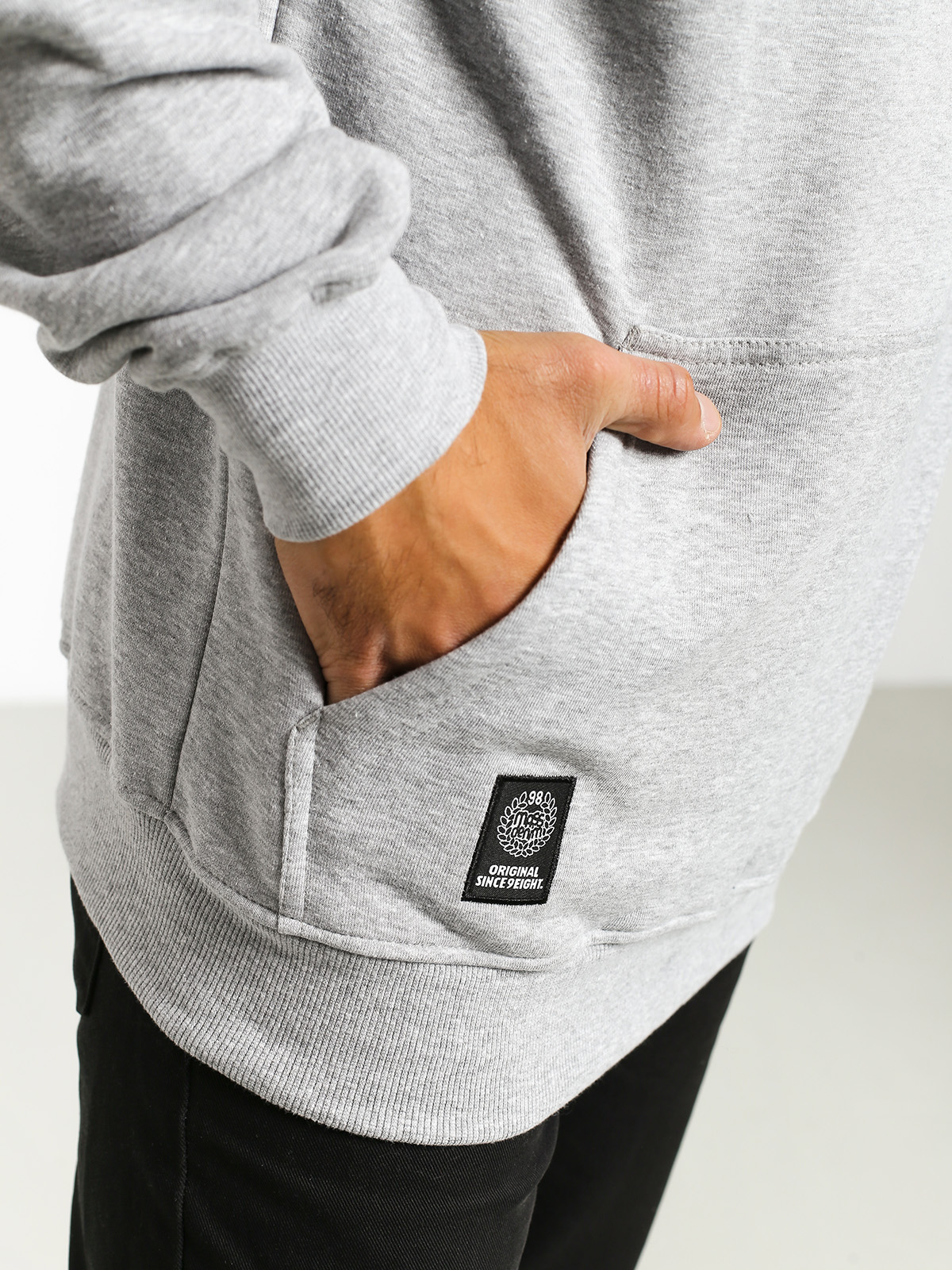 Bluza z kapturem MassDnm Hassle HD (light heather grey)