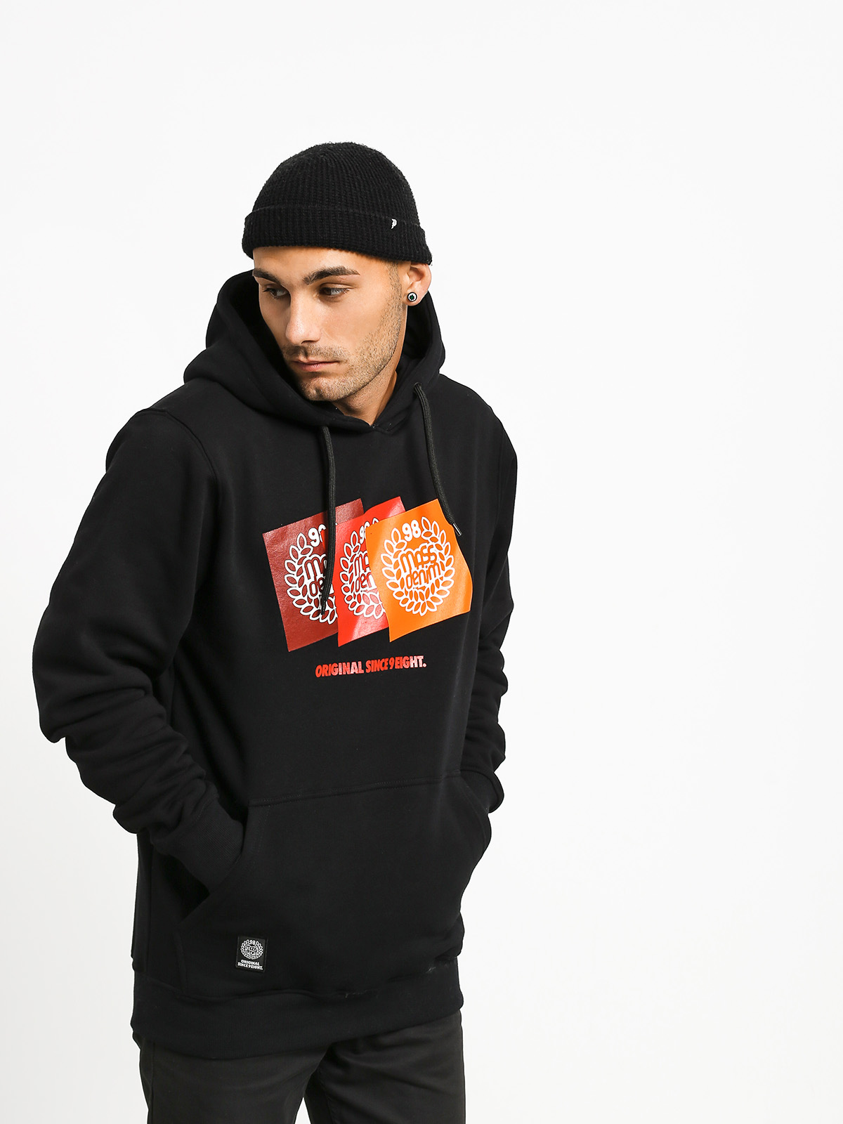 Bluza z kapturem MassDnm Replay HD (black)