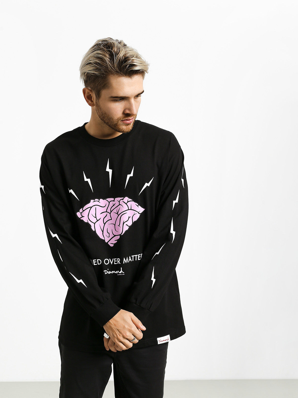 Longsleeve Diamond Supply Co. Headstrong (black)
