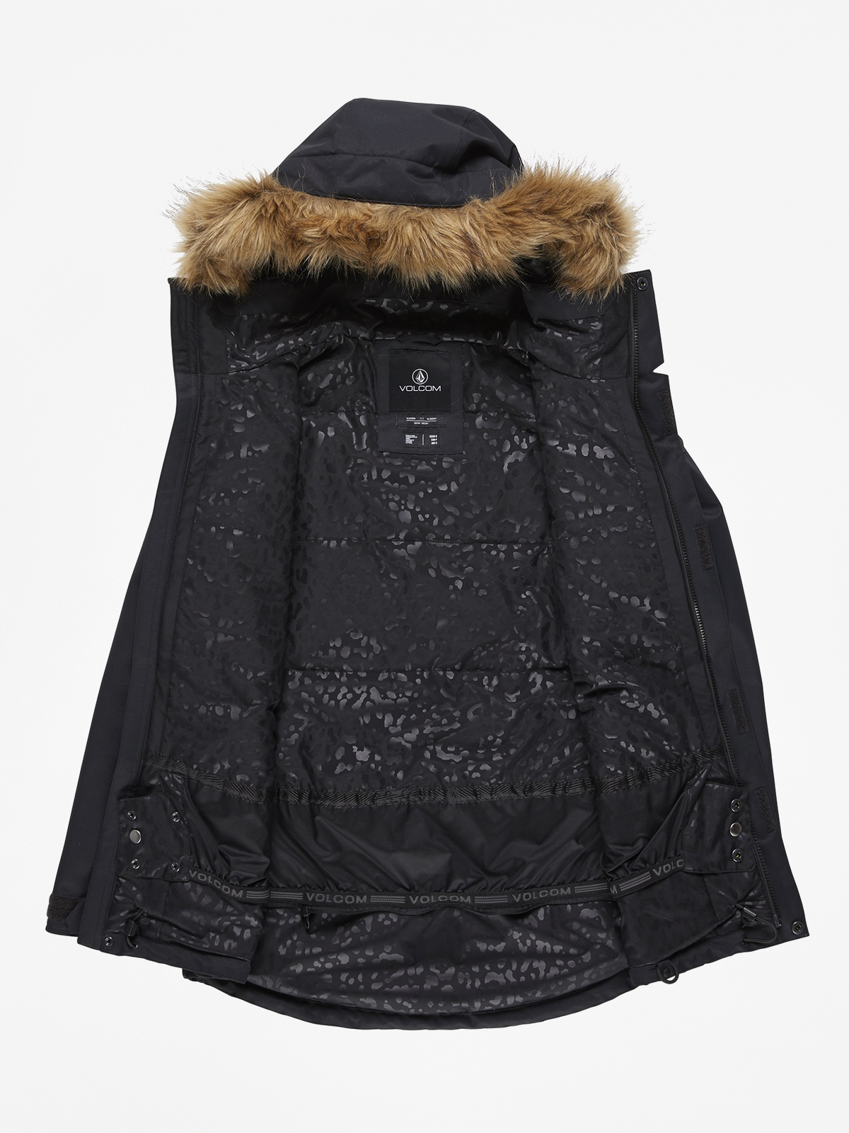 Damska Kurtka snowboardowa Volcom Fawn Ins (blk)