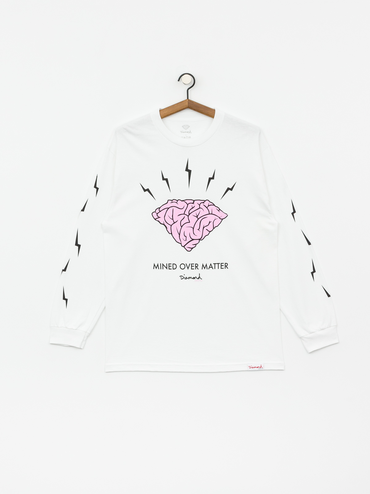 Longsleeve Diamond Supply Co. Headstrong (white)