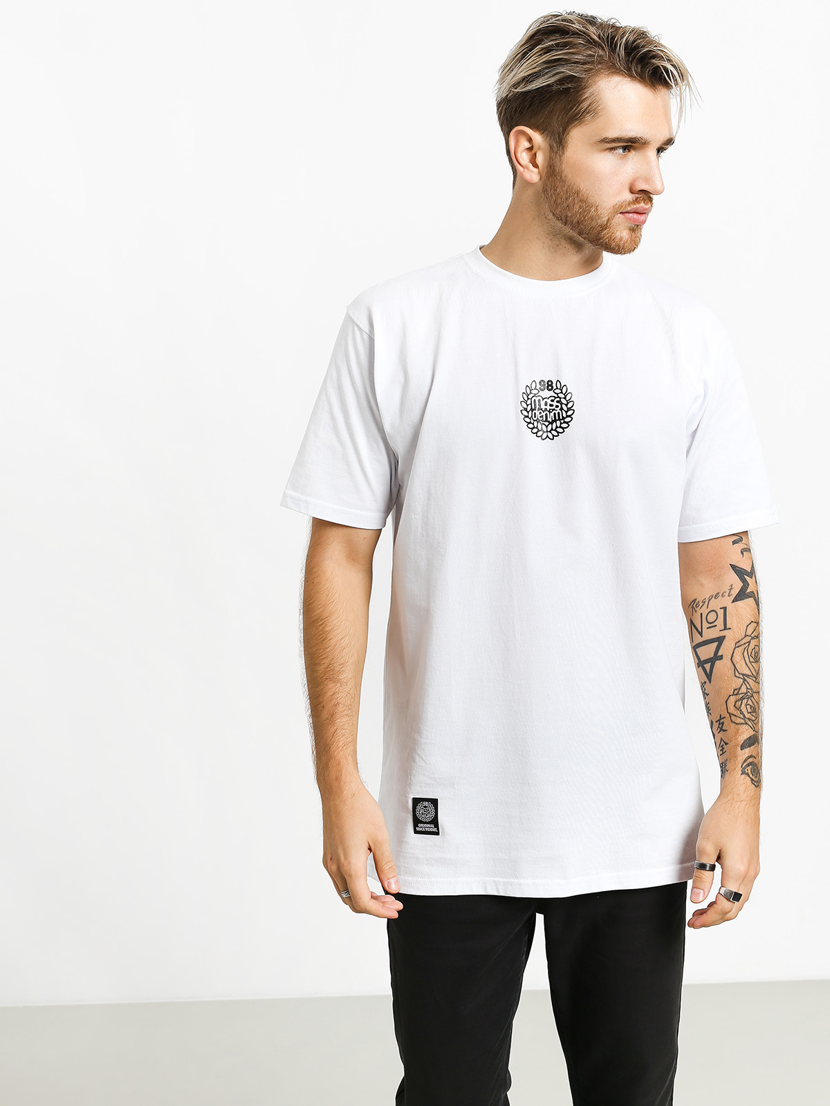 T-shirt MassDnm Base Small Logo (white)