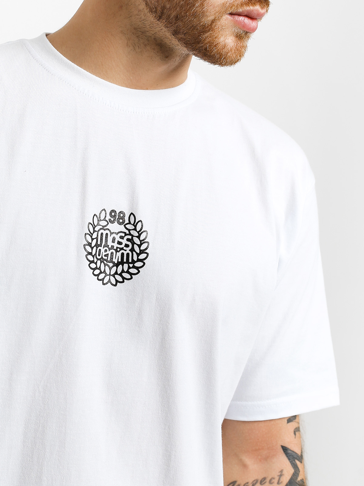 T-shirt MassDnm Base Small Logo (white)