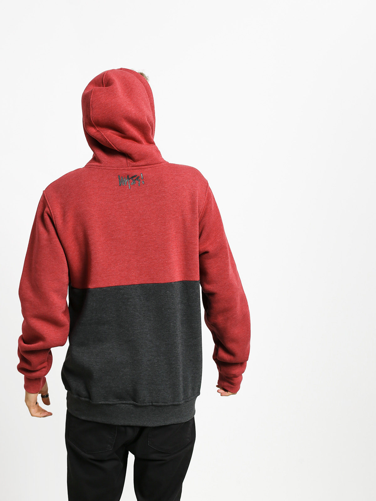 Bluza z kapturem MassDnm Result HD (heather claret)