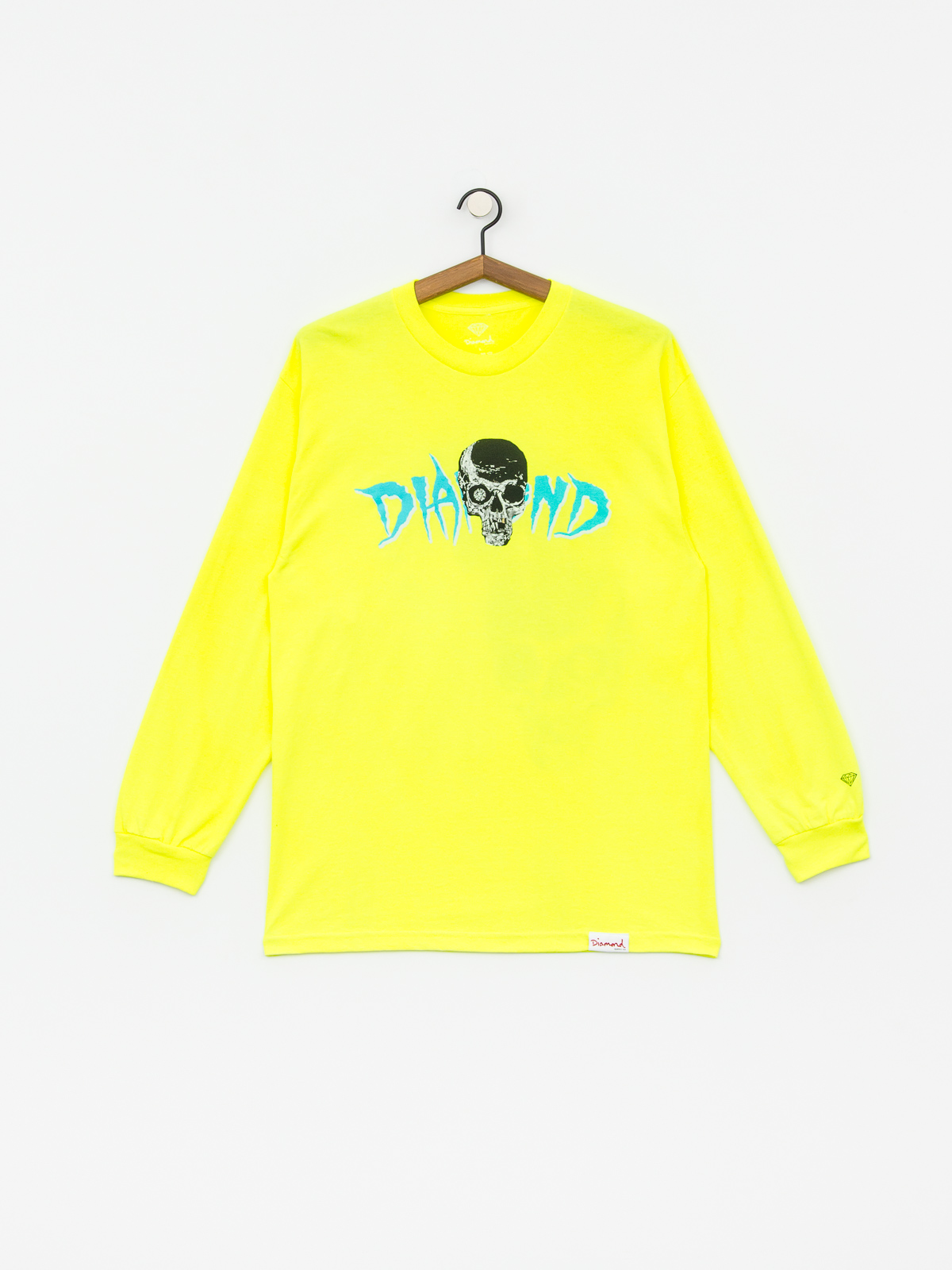Longsleeve Diamond Supply Co. Burial Ground (safety green)