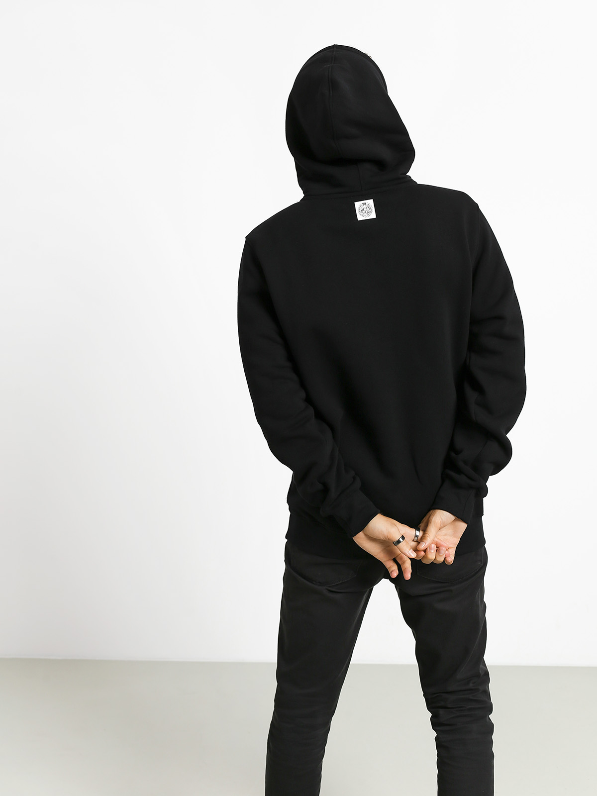 Bluza z kapturem MassDnm Base Small Logo HD (black)