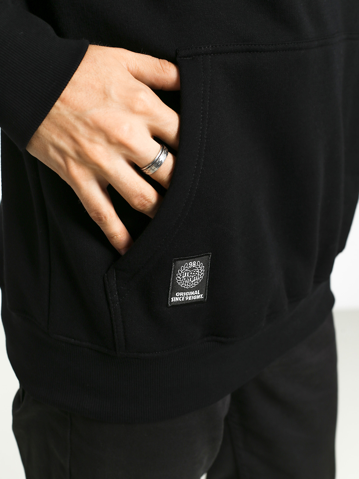 Bluza z kapturem MassDnm Base Small Logo HD (black)