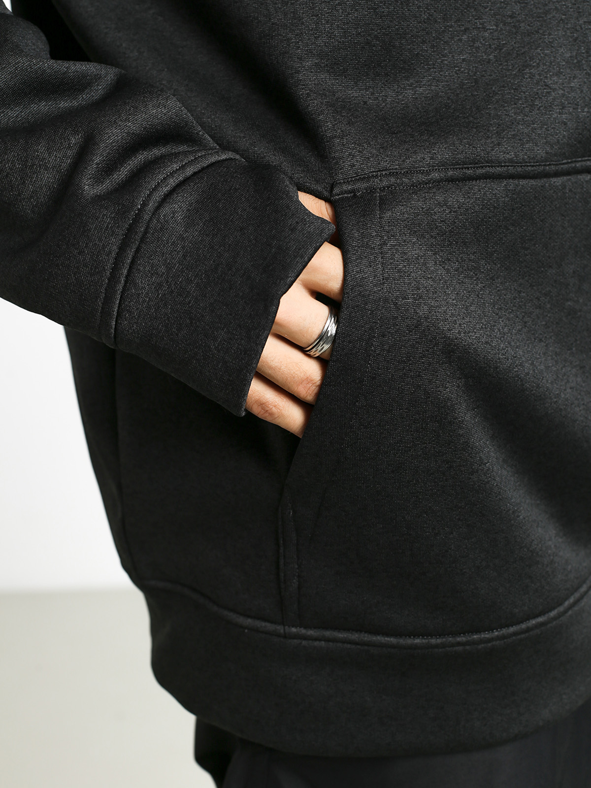 Męska Bluza z kapturem Burton Oak HD (mtn true blk htr)