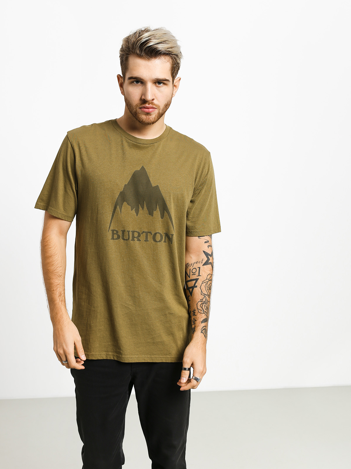 T-shirt Burton Classic Mtn Hgh (martini olive)
