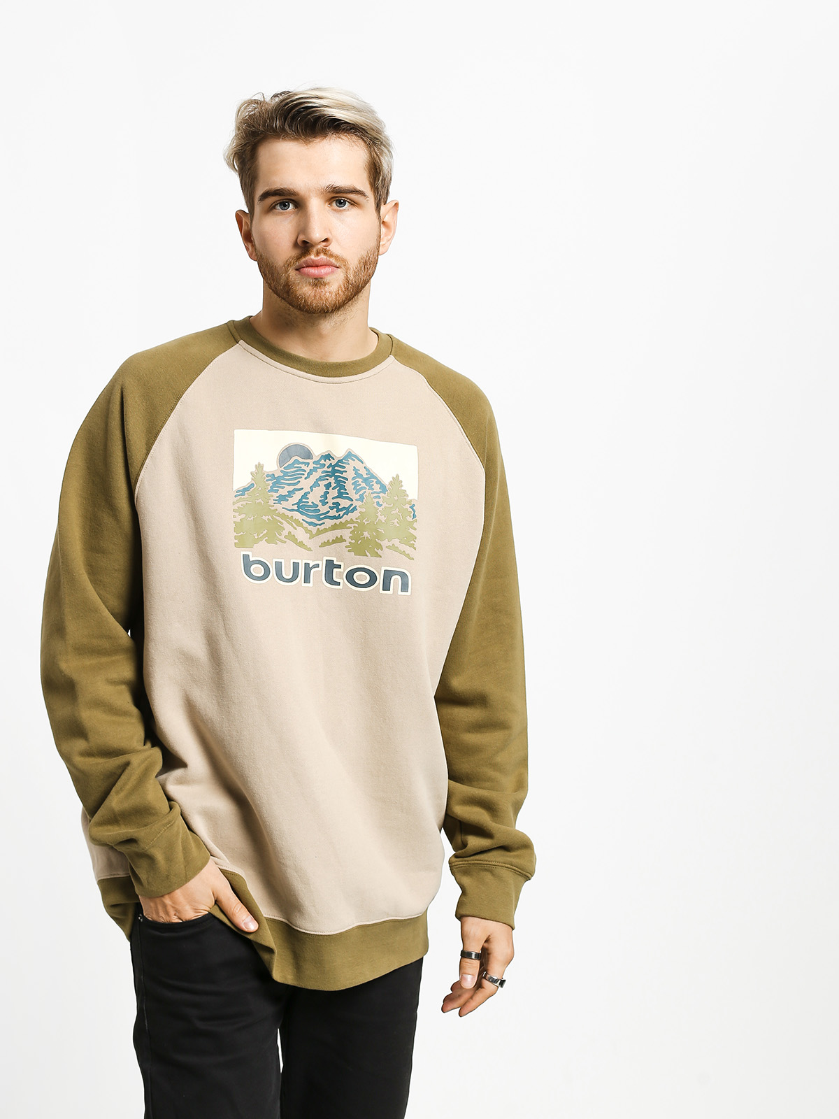 Bluza Burton Weir Crew (plaza taupe)
