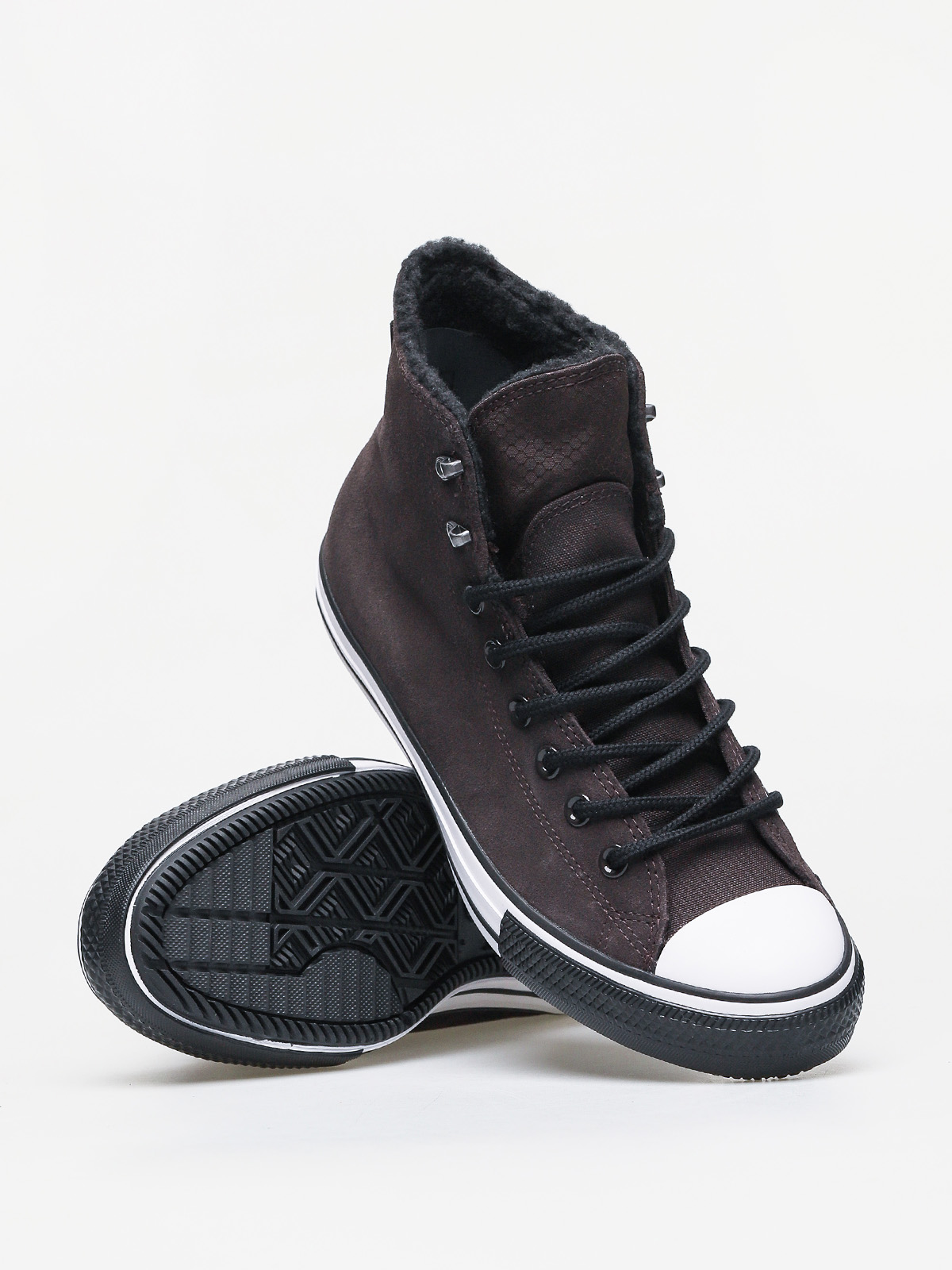 Trampki Converse Chuck Taylor All Star Hi Winter Leather Gore Tex (velvet brown/white/black)