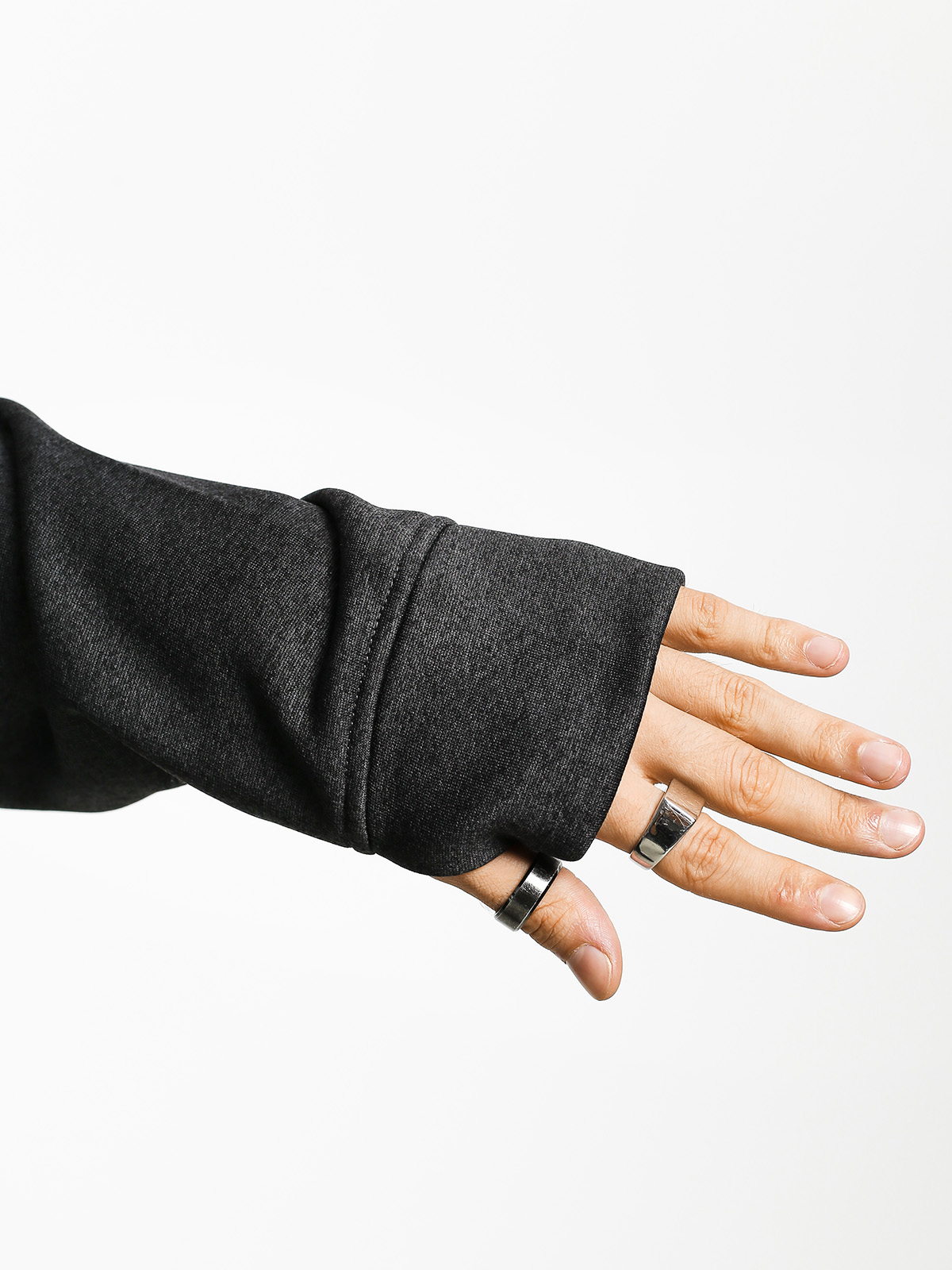 Męska Bluza z kapturem Burton Oak HD (true black heather)