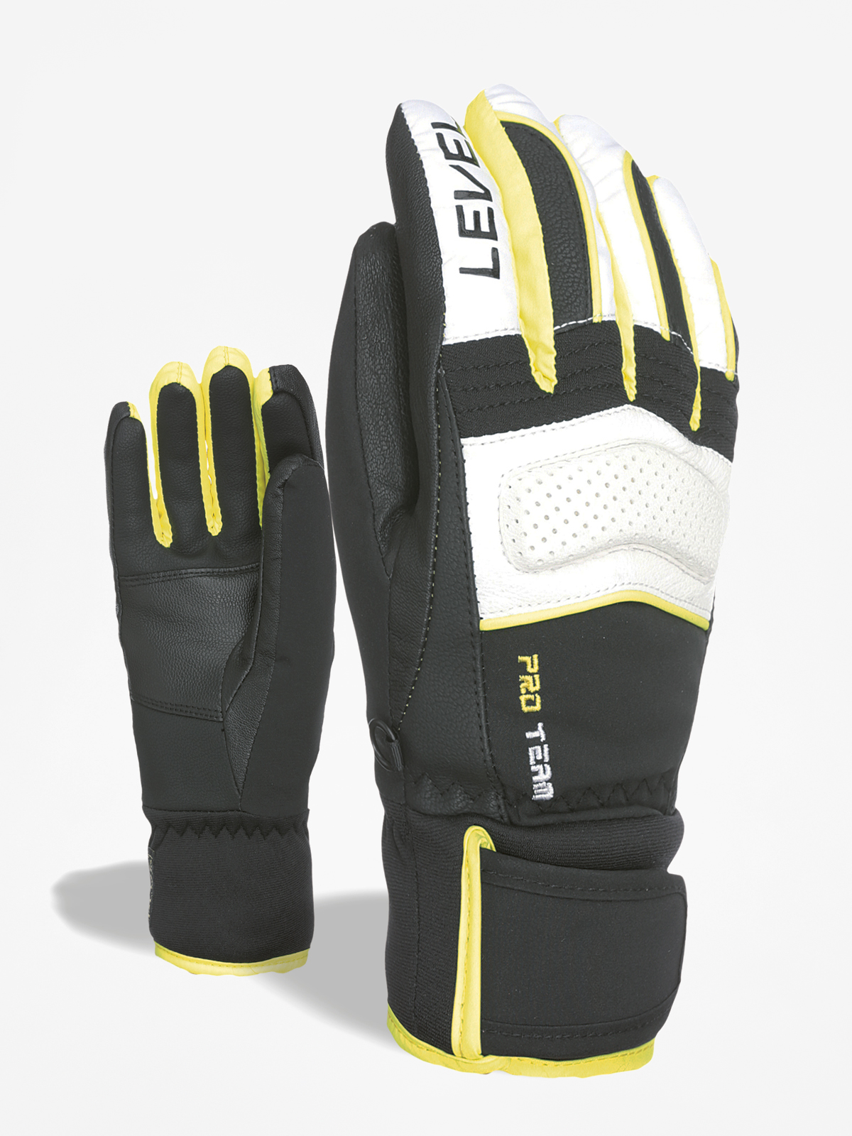 Rękawice Level Pro Team Jr (black yellow)