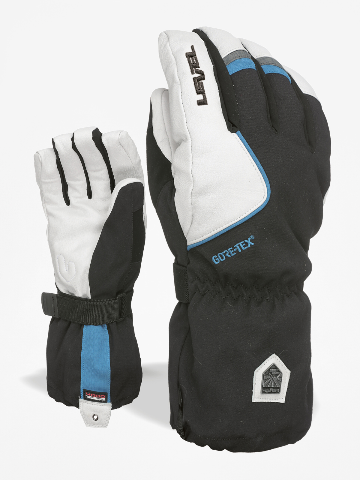 Rękawice Level Heli Gore Tex (black white)