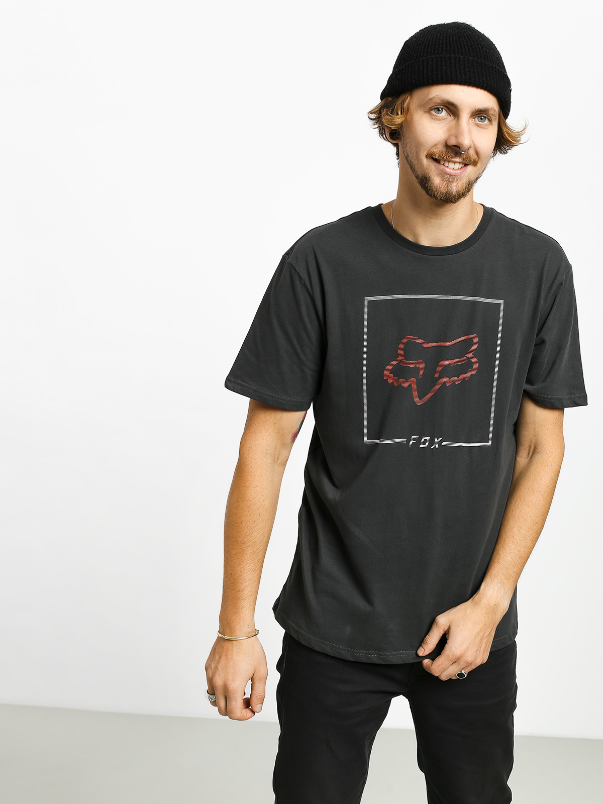 T-shirt Fox Chapped (blk/org)