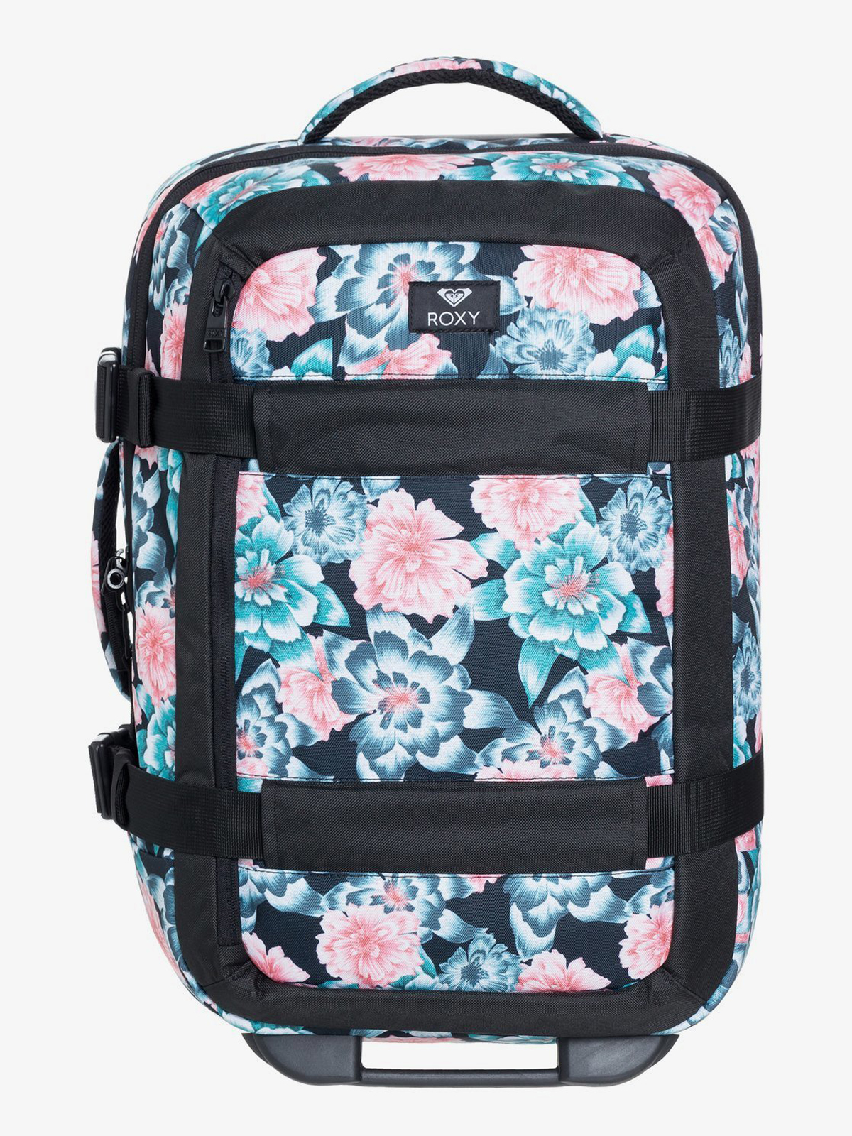 Walizka Roxy Wheelie Wmn (anthracite crystal flower)
